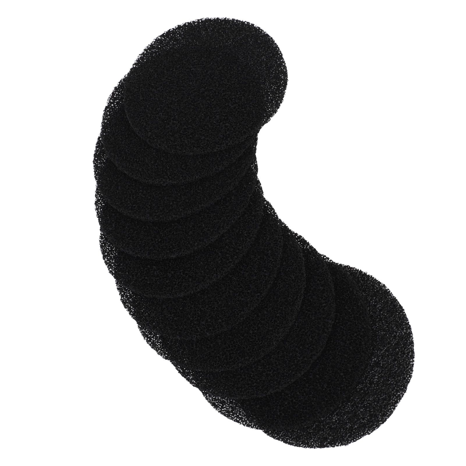 10pcs Mini Desktop Range Hood Filter Sponge Kitchen Range Hood Activated Carbon Filter Sponge Pad - Image 8