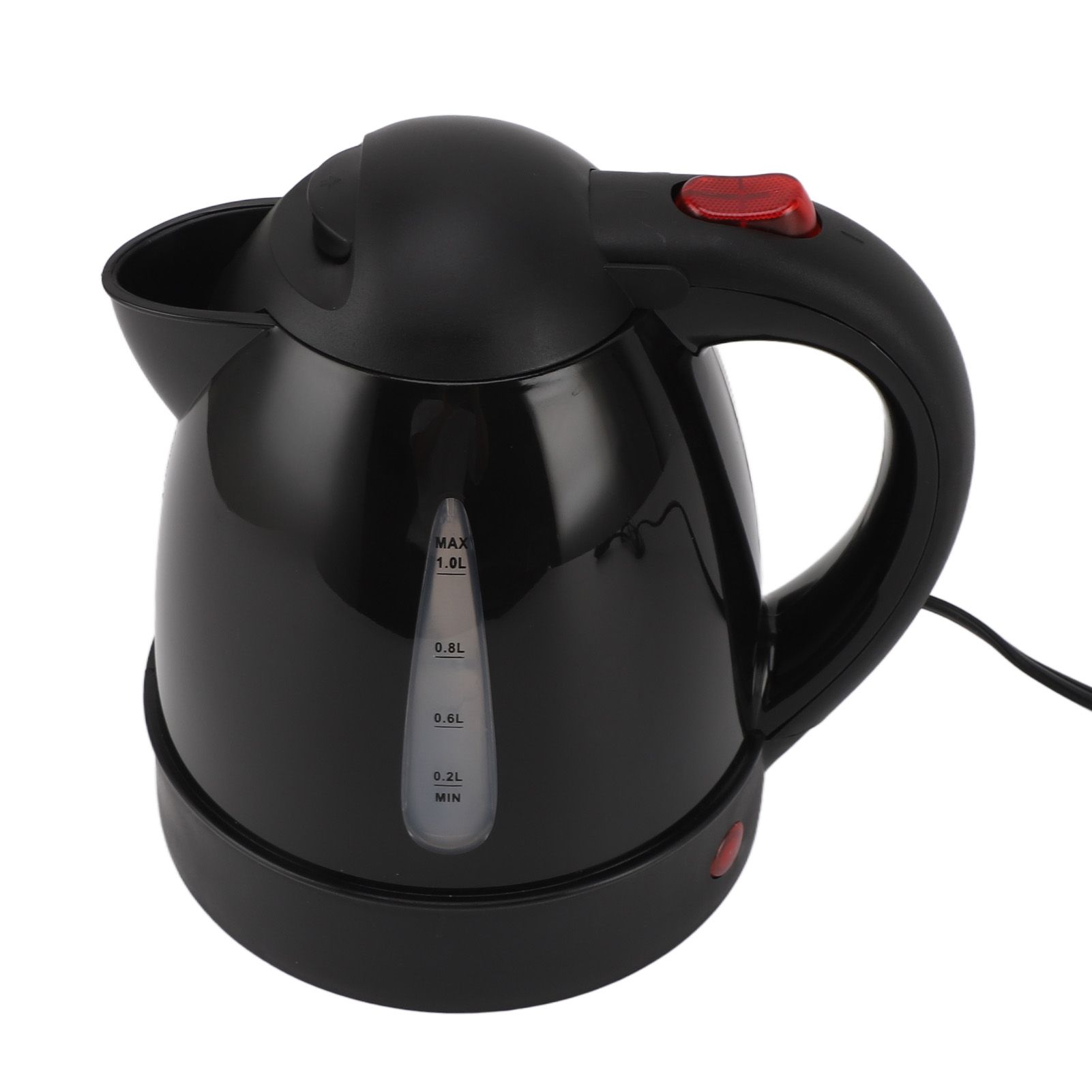 250W Portable Car Electric Kettle with Cigarette Lighter Road Trip 24V Truck Heated Water Tea Coffee Kettle Auto Shut Off 1000ml Black - Image 5