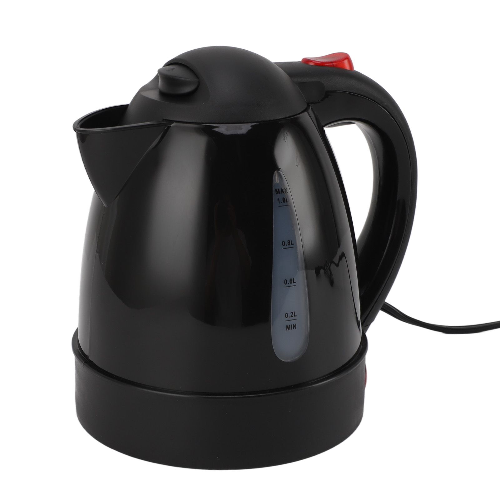 250W Portable Car Electric Kettle with Cigarette Lighter Road Trip 24V Truck Heated Water Tea Coffee Kettle Auto Shut Off 1000ml Black - Image 7
