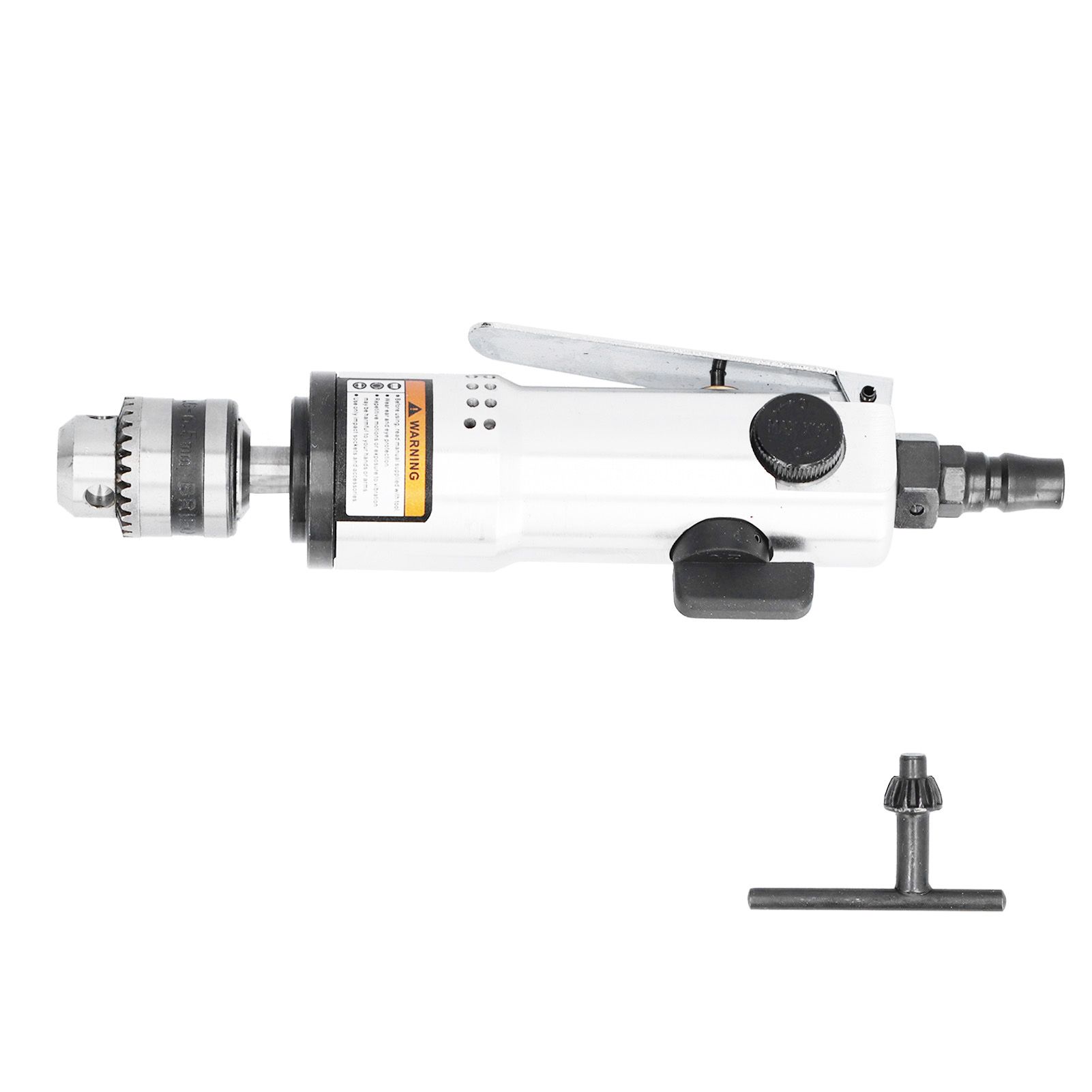 3/8in Chuck Pneumatic Drill StraightType Multifunctional RustProof Durable Industrial Air Drill - Image 1