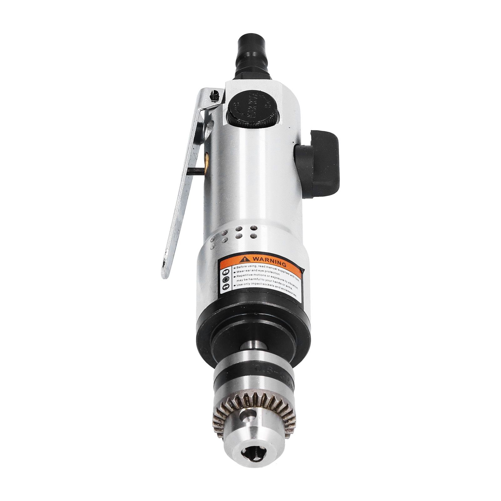 3/8in Chuck Pneumatic Drill StraightType Multifunctional RustProof Durable Industrial Air Drill - Image 3