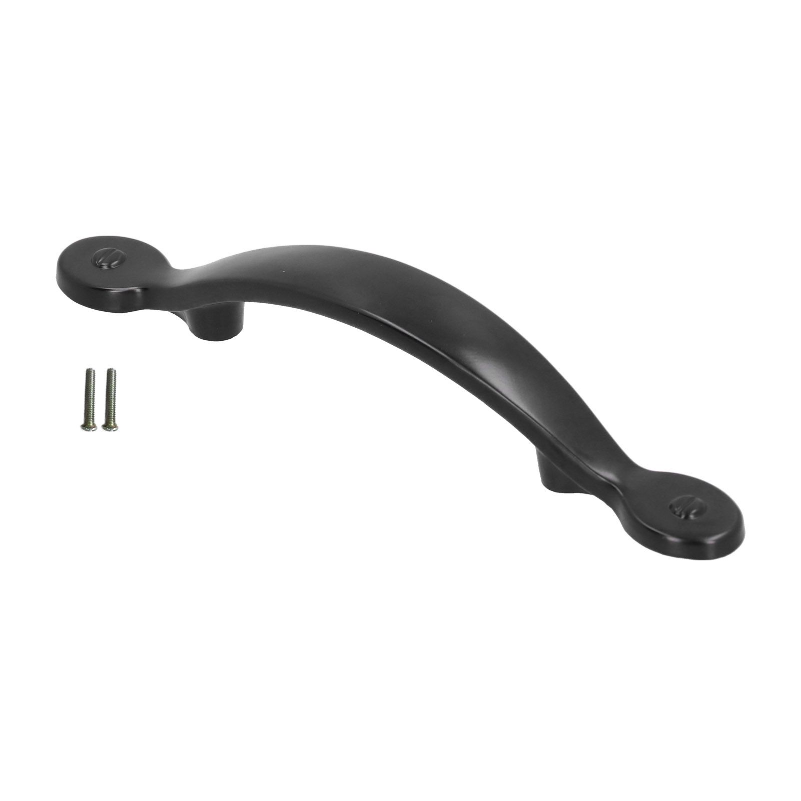 Black Zinc Alloy Handle American Cabinet Hardware Handle Drawer Handle Wardrobe Door Handle Bathroom Handle - Image 1