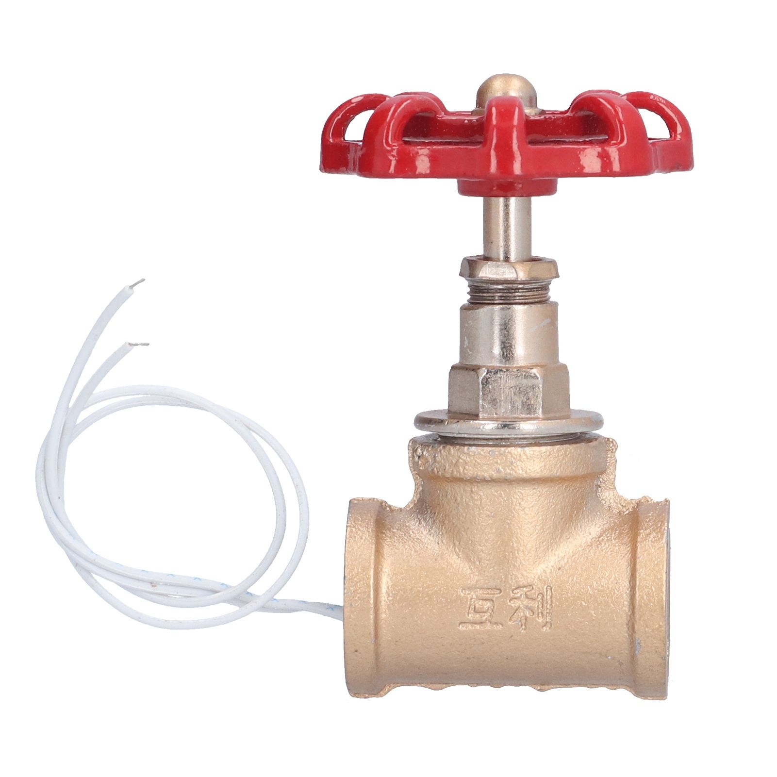 Vintage Steampunk 1/2in Stop Valve Tee Industrial Light Switch with Wire for Pipe Light Fixtures - Image 2