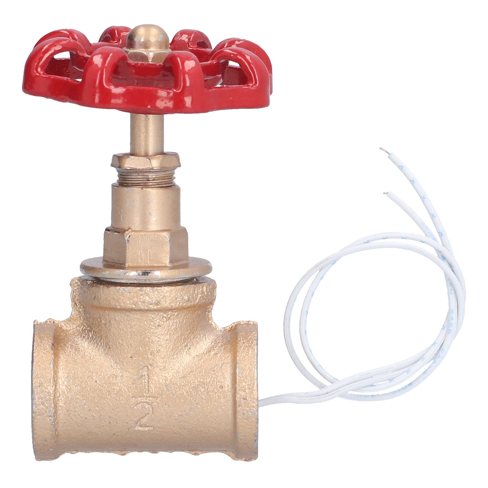 Vintage Steampunk 1/2in Stop Valve Tee Industrial Light Switch with Wire for Pipe Light Fixtures - Image 4