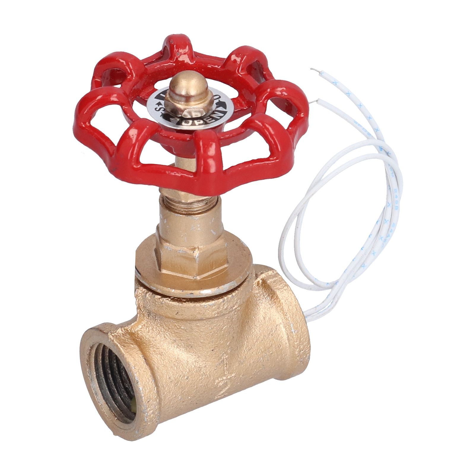 Vintage Steampunk 1/2in Stop Valve Tee Industrial Light Switch with Wire for Pipe Light Fixtures - Image 6