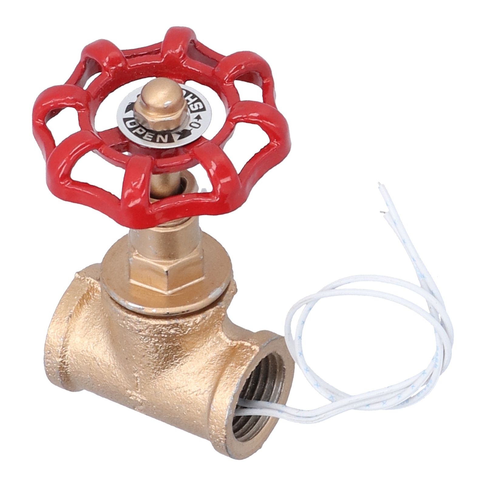 Vintage Steampunk 1/2in Stop Valve Tee Industrial Light Switch with Wire for Pipe Light Fixtures - Image 8