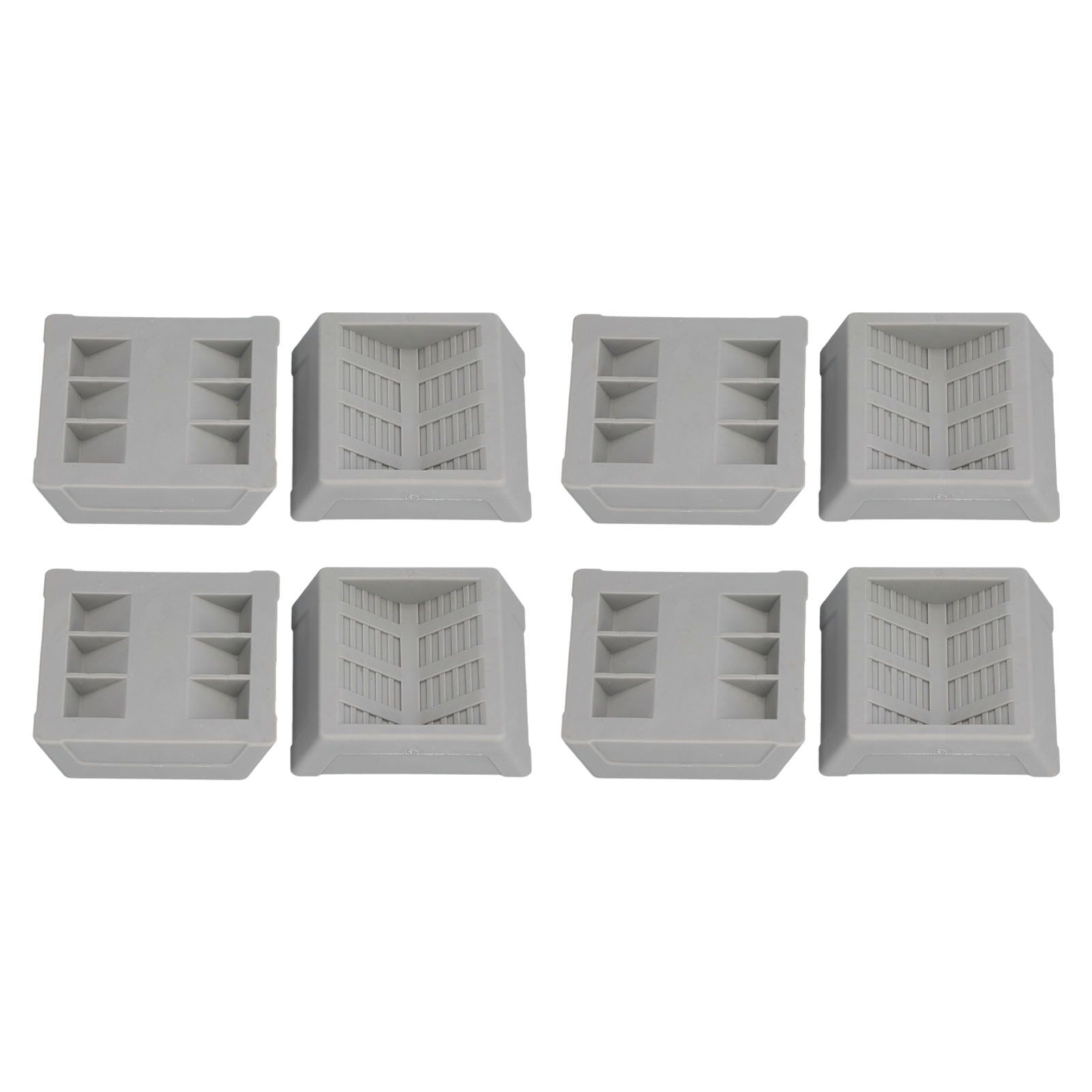 8PCS Rubber Caster Cups Furniture Wheel Stoppers Floor Protector for Bed Office Chair Cabinet Sofa Closet Wheels - Image 3