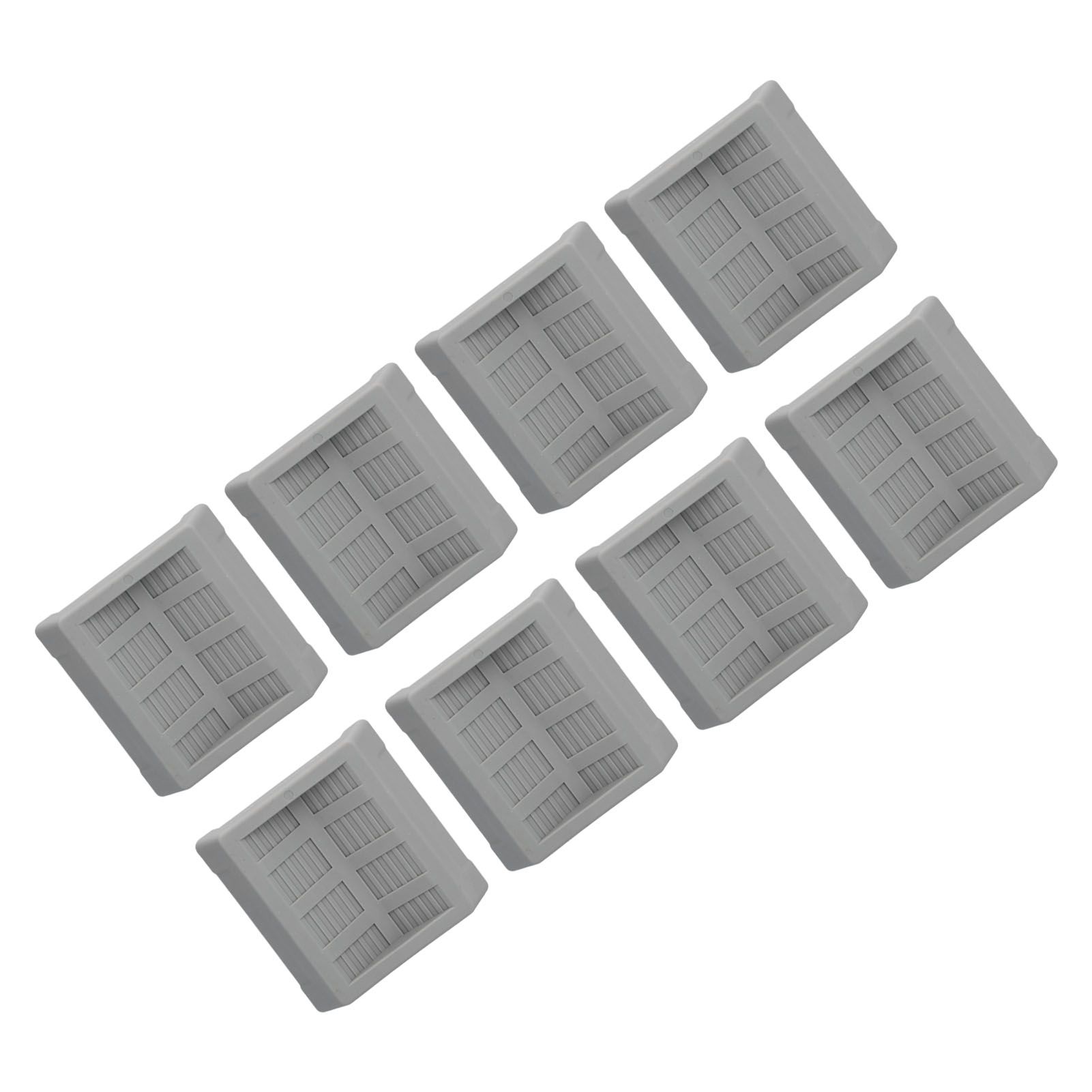 8PCS Rubber Caster Cups Furniture Wheel Stoppers Floor Protector for Bed Office Chair Cabinet Sofa Closet Wheels - Image 5