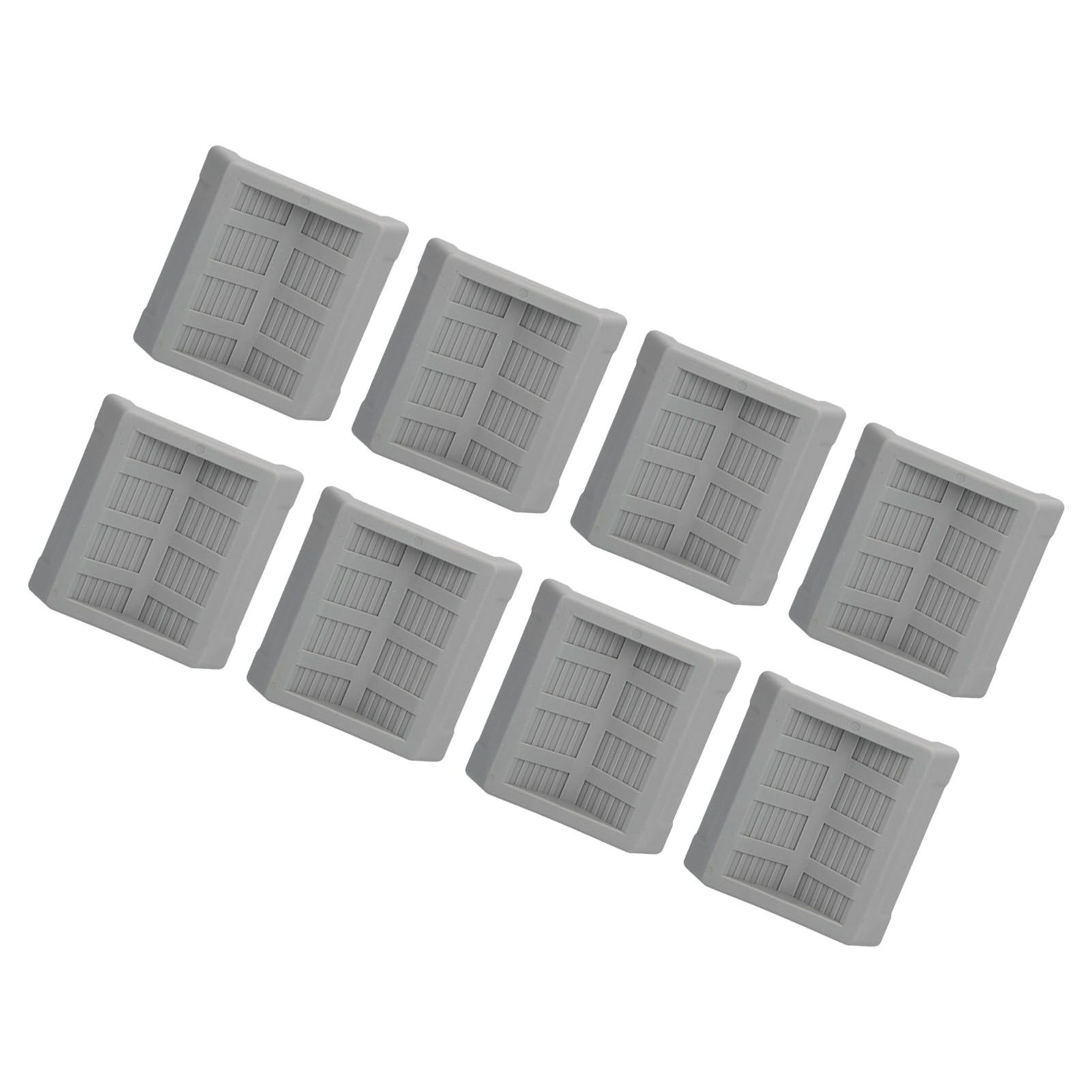 8PCS Rubber Caster Cups Furniture Wheel Stoppers Floor Protector for Bed Office Chair Cabinet Sofa Closet Wheels - Image 6