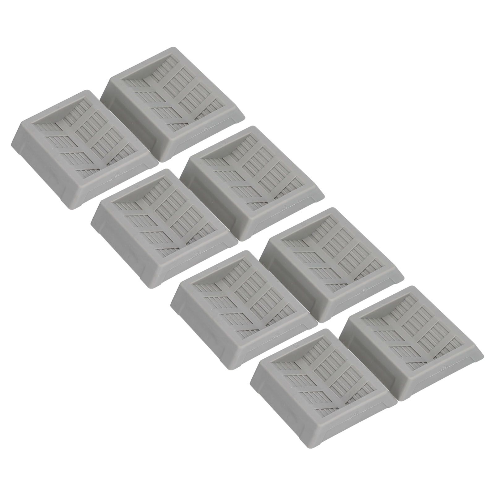 8PCS Rubber Caster Cups Furniture Wheel Stoppers Floor Protector for Bed Office Chair Cabinet Sofa Closet Wheels - Image 8