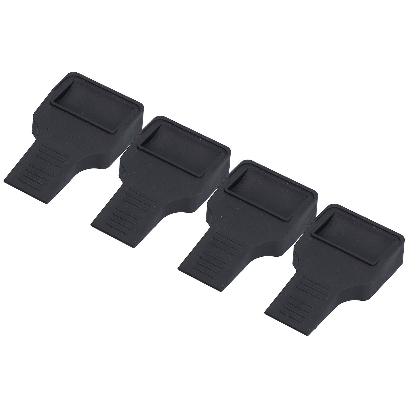 4Pcs Wheel Stoppers U Shaped Wheels Caster Cups Accessory for Sofas Beds Chairs Furnitures Black - Image 5