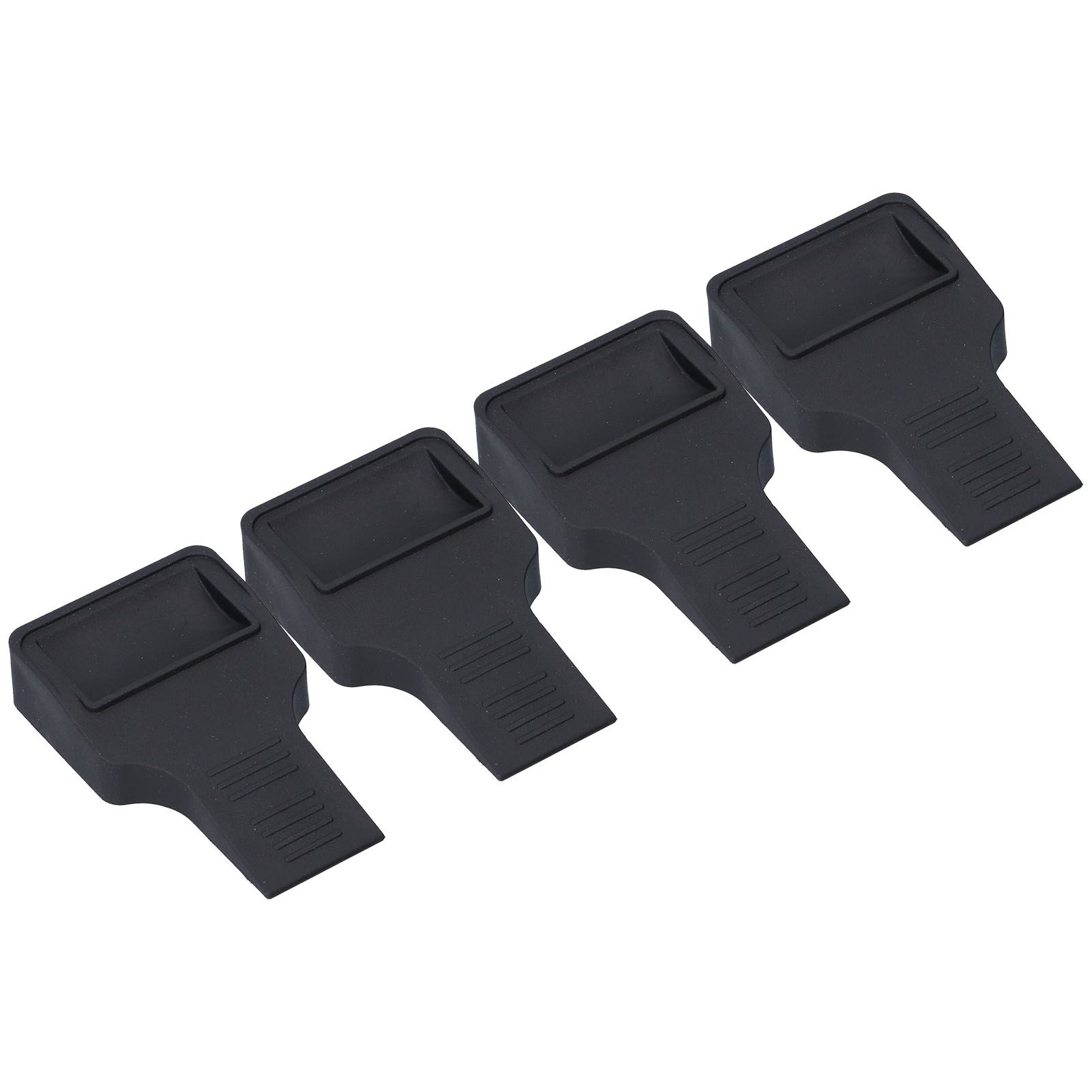 4Pcs Wheel Stoppers U Shaped Wheels Caster Cups Accessory for Sofas Beds Chairs Furnitures Black - Image 6
