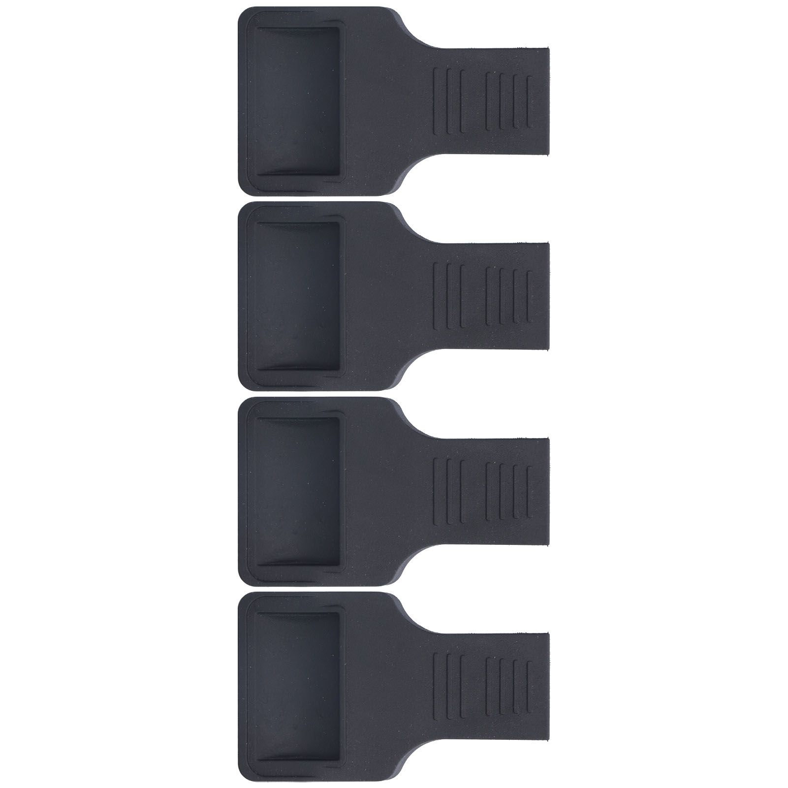 4Pcs Wheel Stoppers U Shaped Wheels Caster Cups Accessory for Sofas Beds Chairs Furnitures Black - Image 8