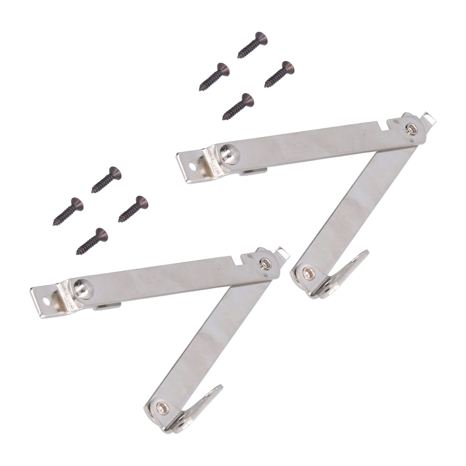 2 Set Folding Support Hinges Lid Lift Up Stay Hinge for Wooden Boxes Cabinet Cupboard Furniture Hardware - Image 7