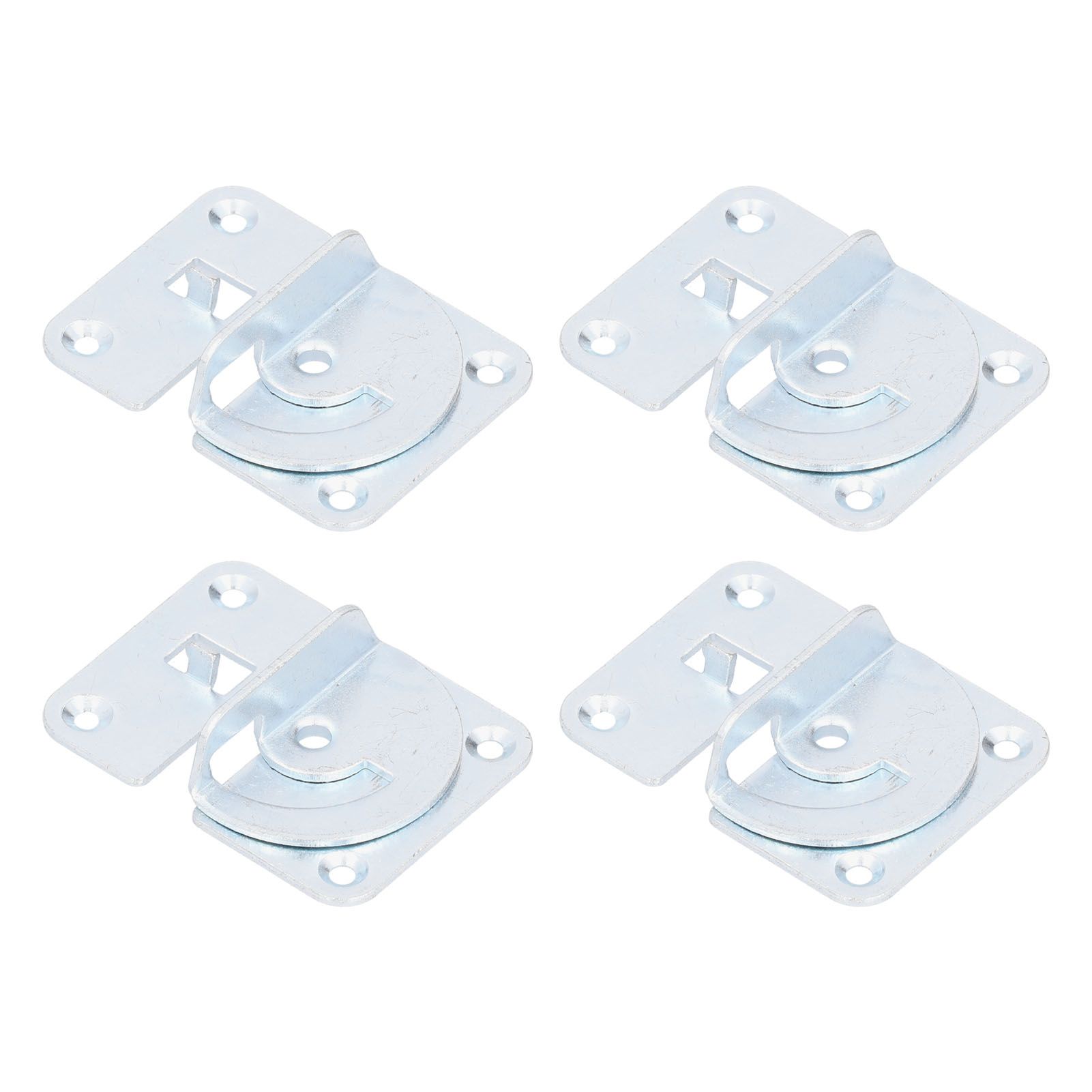 4PCS Bed Rail Bracket Heavy Duty Stainless Steel Bed Rail Fittings for Bed Frame Footrest - Image 2