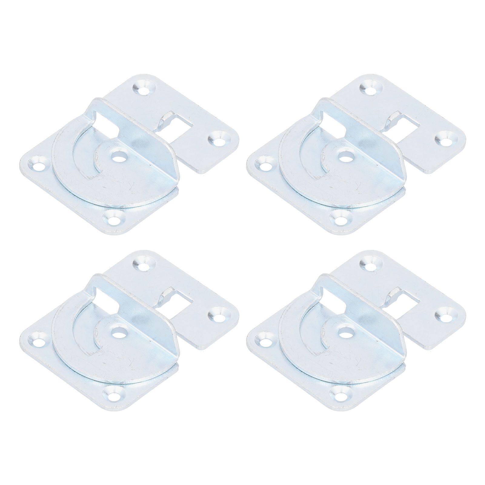 4PCS Bed Rail Bracket Heavy Duty Stainless Steel Bed Rail Fittings for Bed Frame Footrest - Image 7