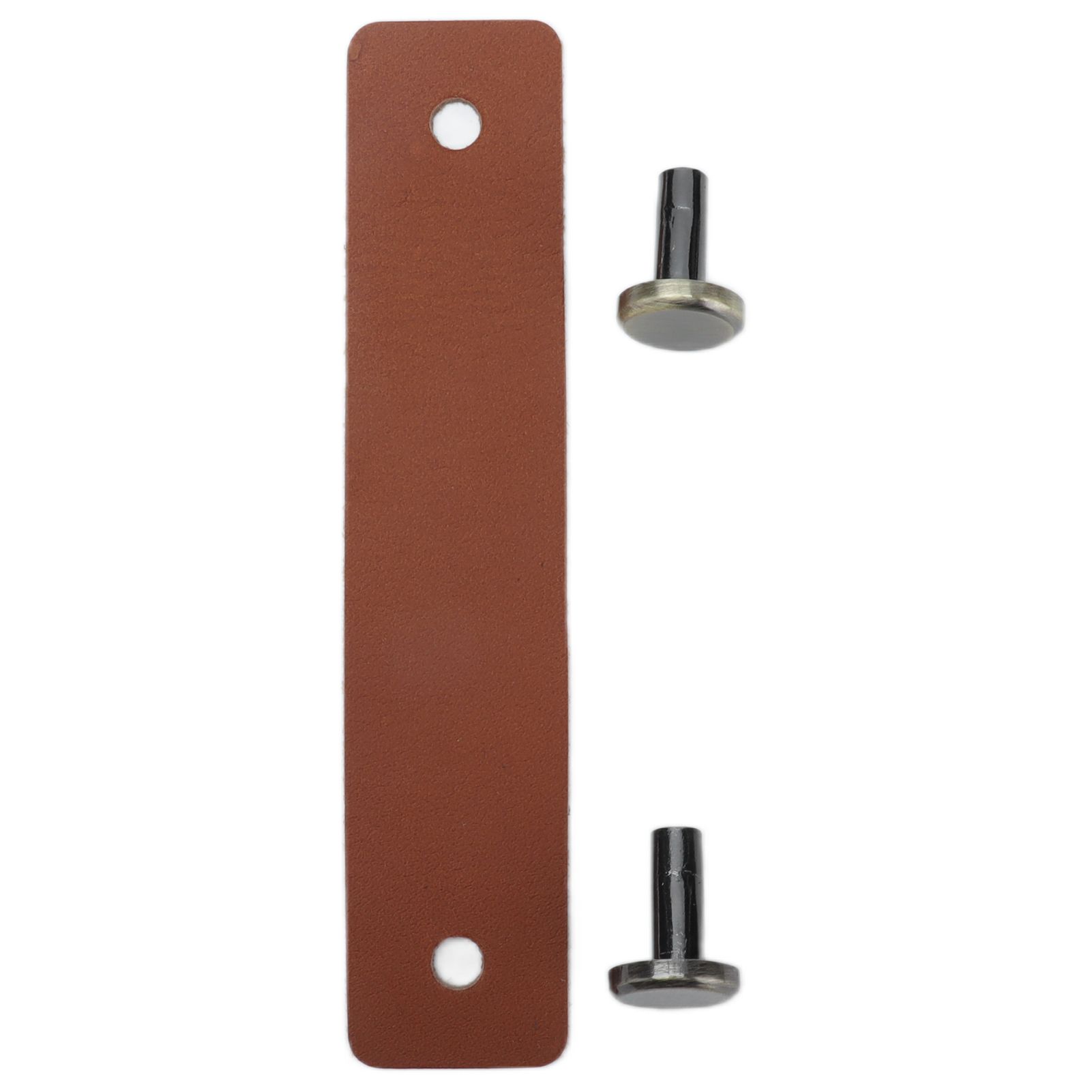 PU Leather Drawer Pulls Anticollision Wear Resistant European Exquisite Modern Simple Cabinet HandleBrown - Image 1