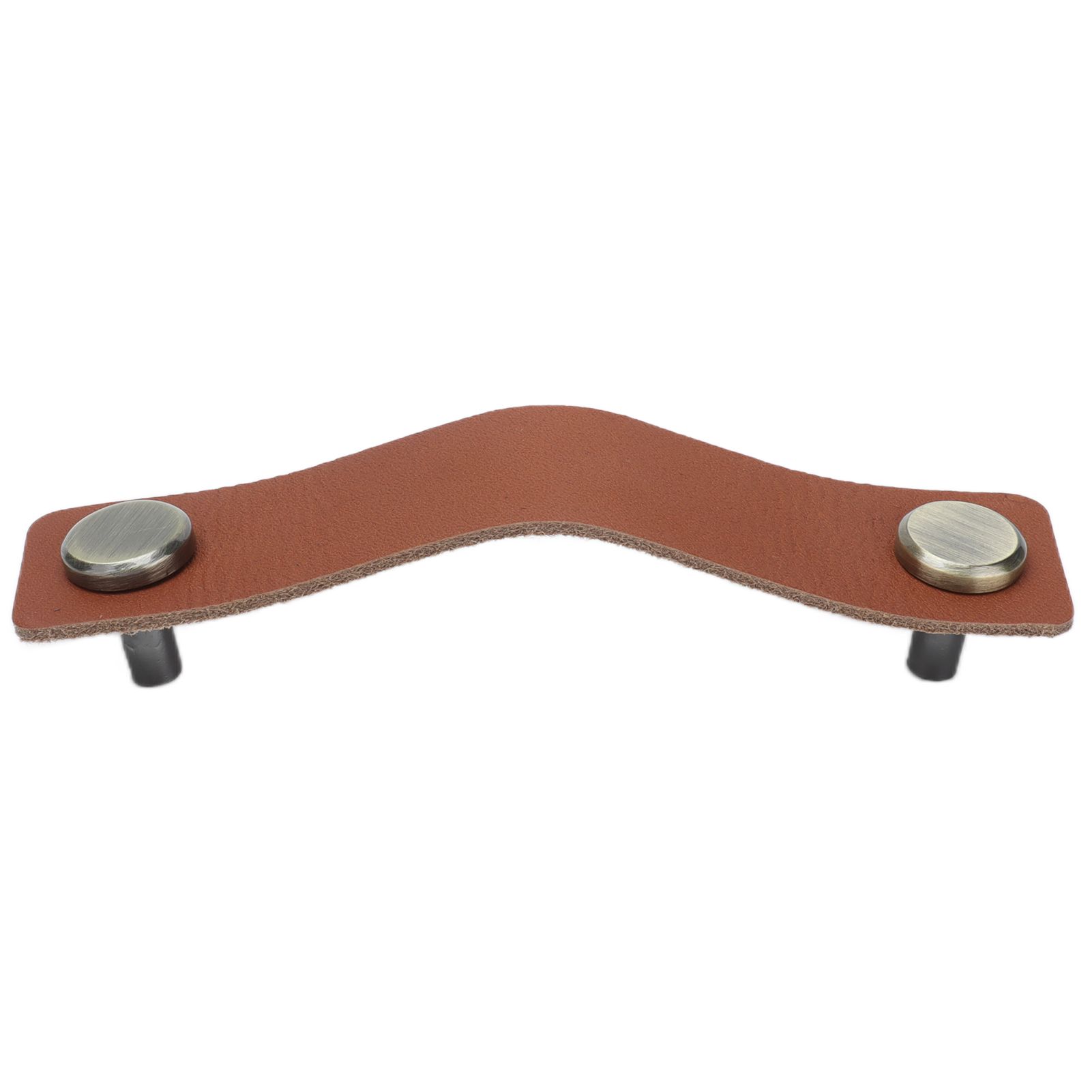 PU Leather Drawer Pulls Anticollision Wear Resistant European Exquisite Modern Simple Cabinet HandleBrown - Image 8