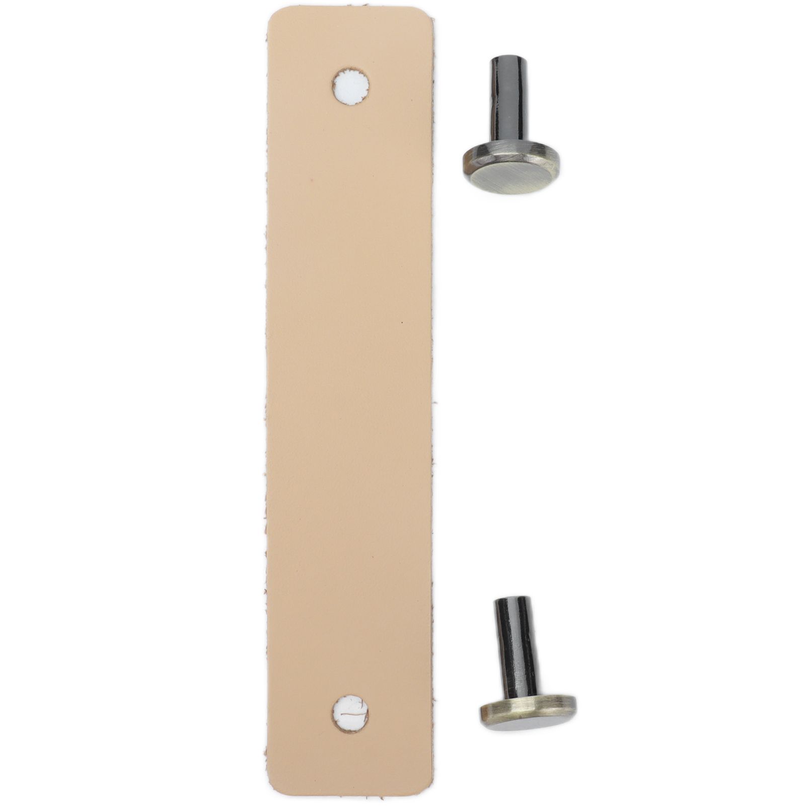 PU Leather Drawer Pulls Anticollision Wear Resistant European Exquisite Modern Simple Cabinet HandleLight Brown - Image 1