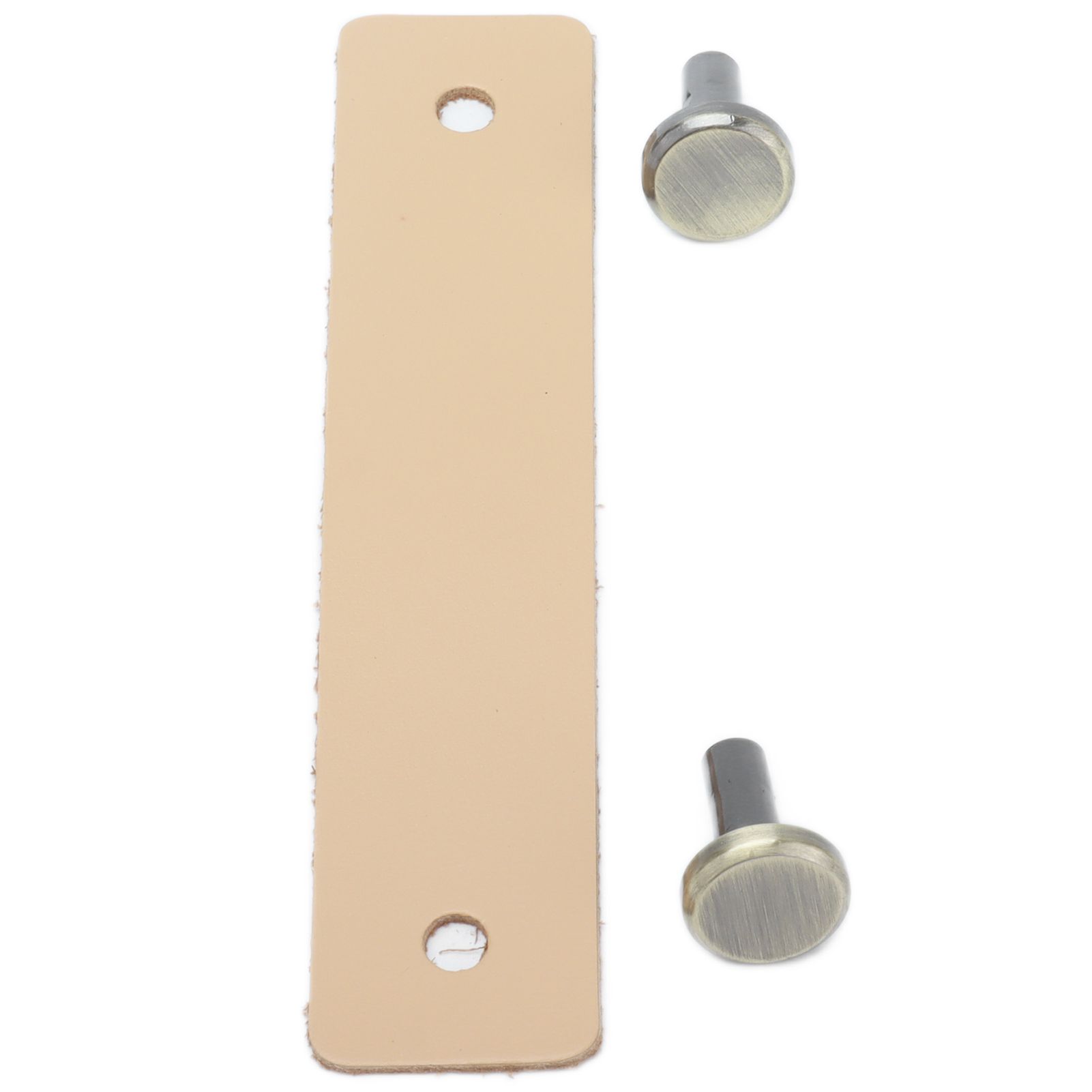PU Leather Drawer Pulls Anticollision Wear Resistant European Exquisite Modern Simple Cabinet HandleLight Brown - Image 2