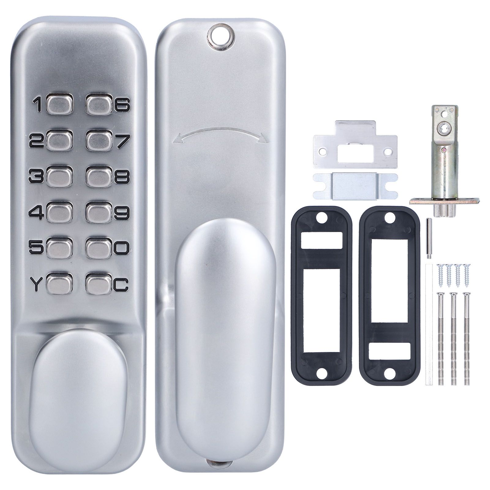 Waterproof Mechanical Password Lock Anti Theft Smart Combination Lock for Room Door Office Door - Image 1