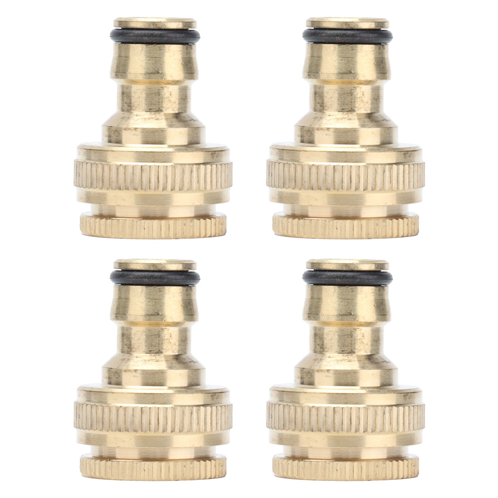 4PCS Faucet Joint 1/2in 3/4in Internal Thread Water Pipe Connector Brass Hose Adapter - Image 2