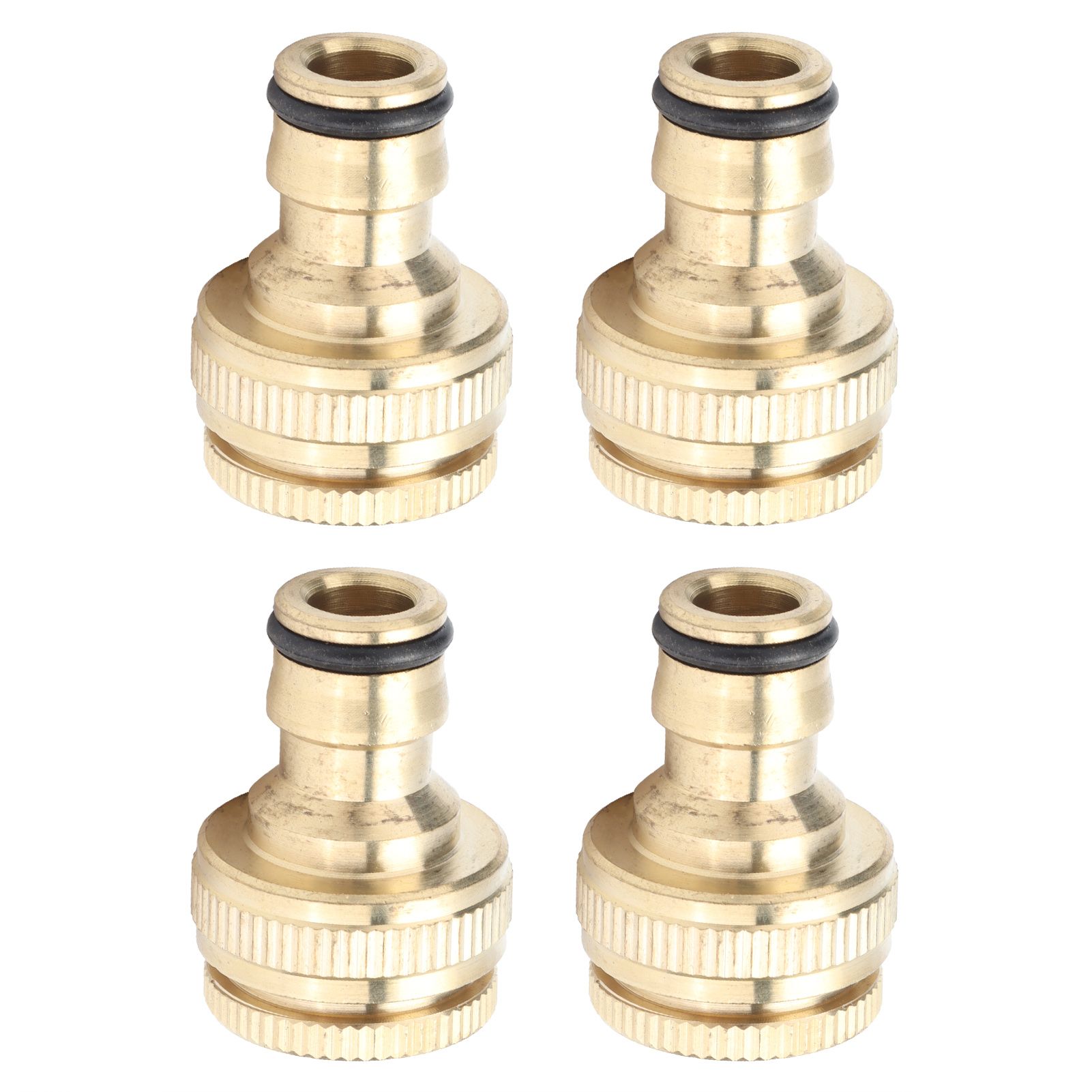 4PCS Faucet Joint 1/2in 3/4in Internal Thread Water Pipe Connector Brass Hose Adapter - Image 3