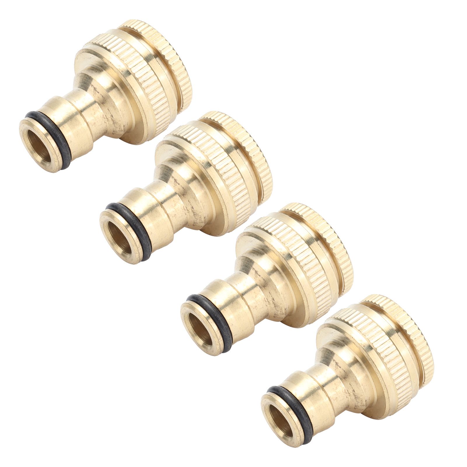4PCS Faucet Joint 1/2in 3/4in Internal Thread Water Pipe Connector Brass Hose Adapter - Image 7