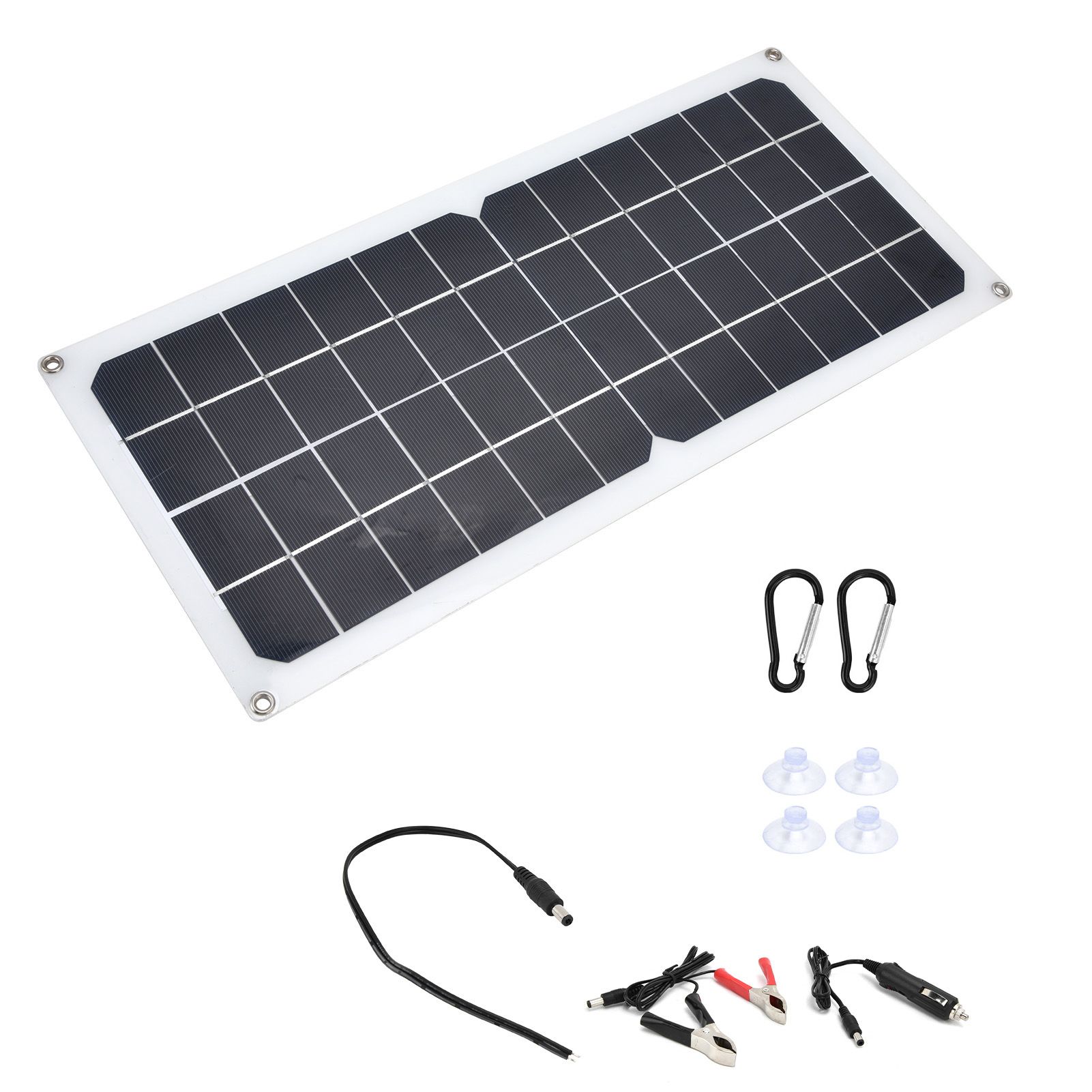 10W Photovoltaic Solar Panel Charging Board with Dual USB Ports for RVs Boat Planes Satellites Spaceport - Image 2
