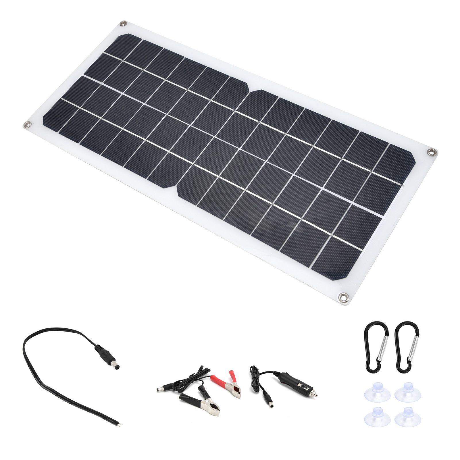 10W Photovoltaic Solar Panel Charging Board with Dual USB Ports for RVs Boat Planes Satellites Spaceport - Image 3