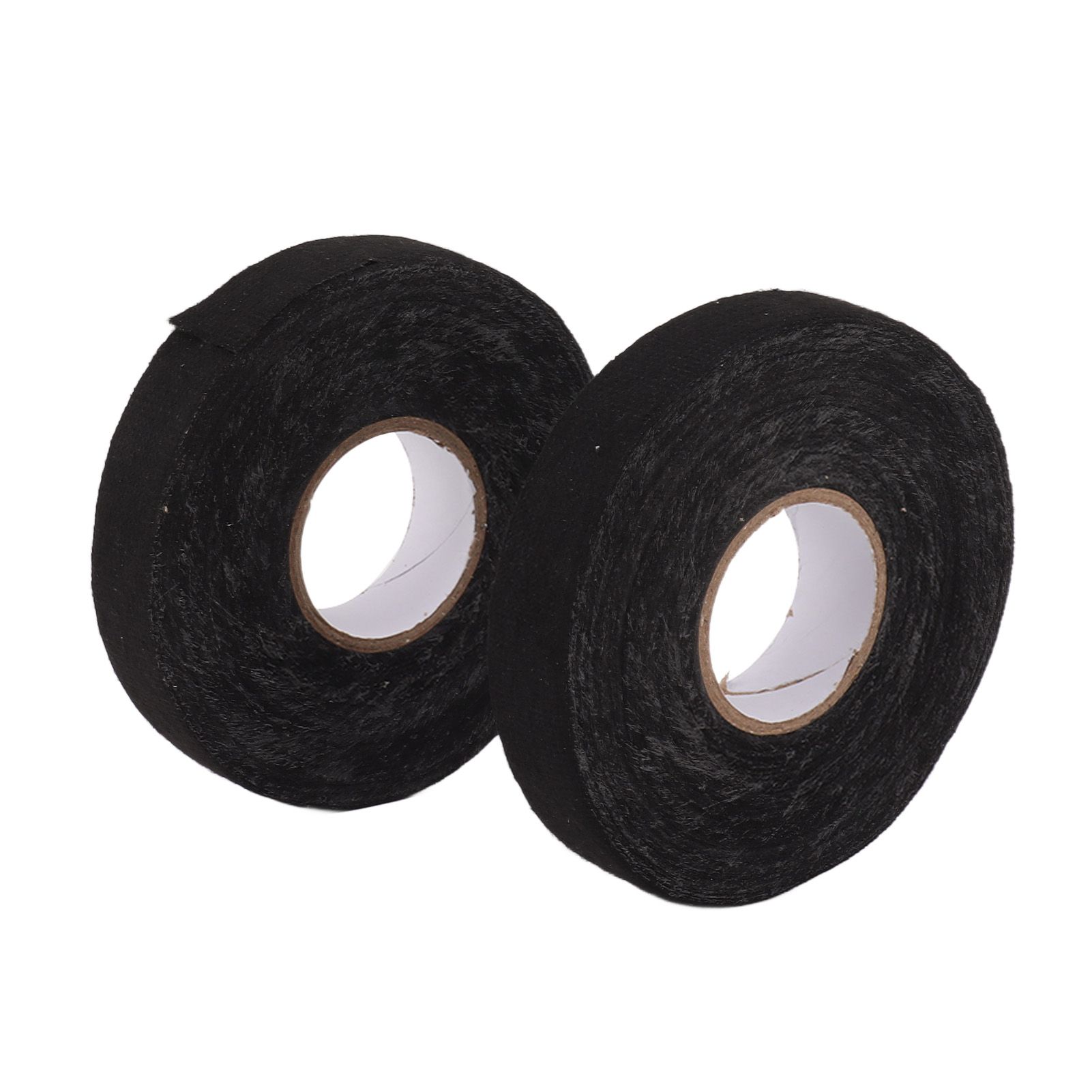 6pcs Cloth Tape Black Noise Damping Heat Proof Shock Absorbing Wear Proof Flame Retardant 19mmx25m Wire Harness Wrapping Tape for Car Engine - Image 4