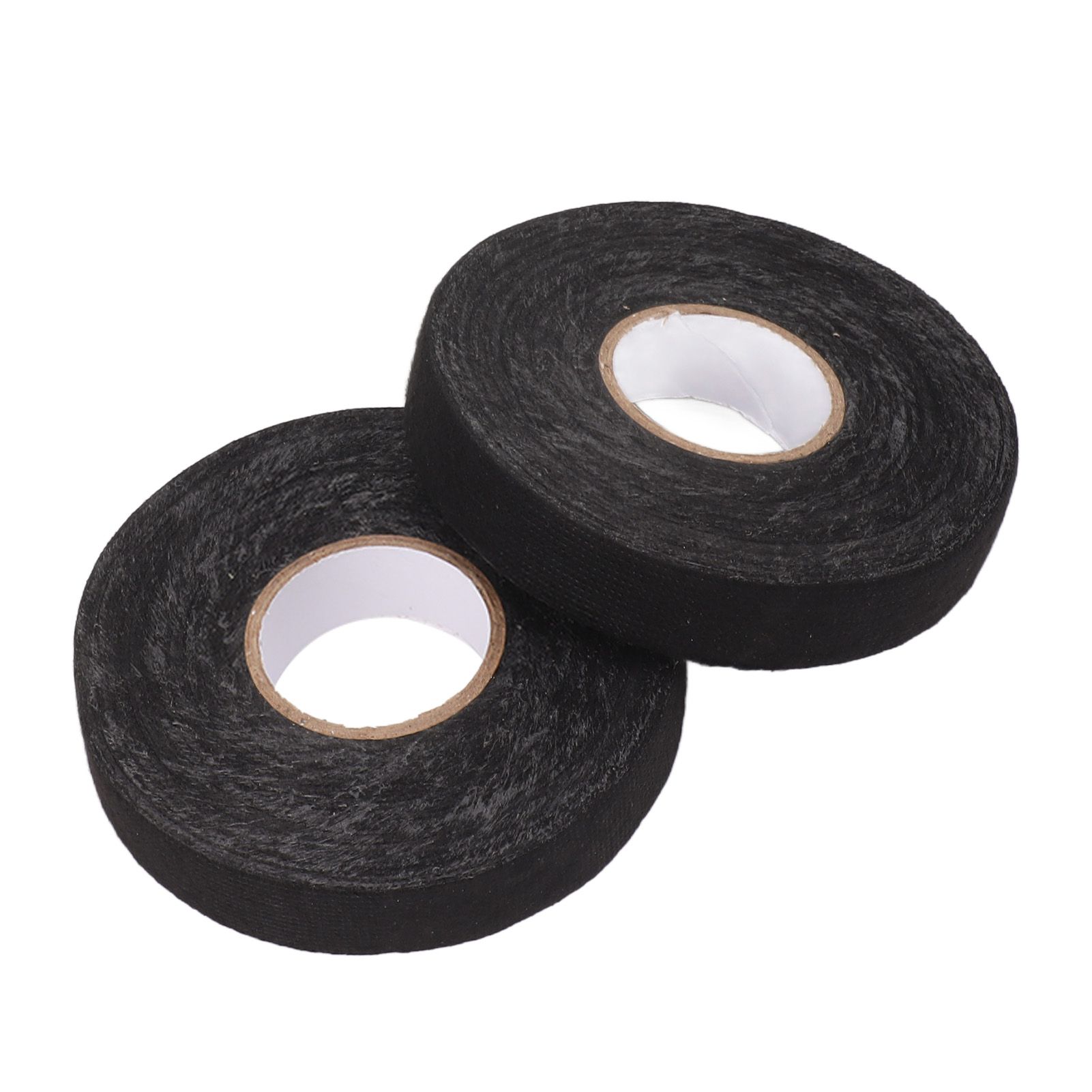 6pcs Cloth Tape Black Noise Damping Heat Proof Shock Absorbing Wear Proof Flame Retardant 19mmx25m Wire Harness Wrapping Tape for Car Engine - Image 5