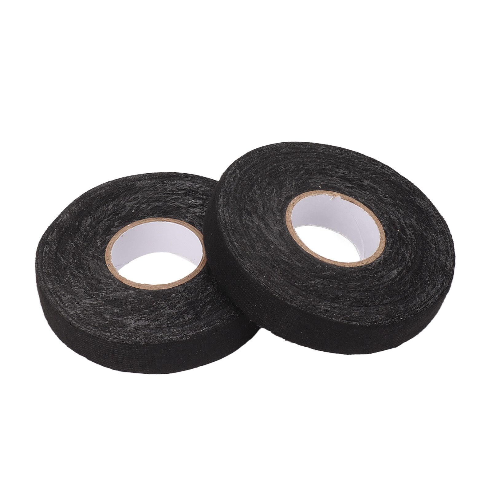 6pcs Cloth Tape Black Noise Damping Heat Proof Shock Absorbing Wear Proof Flame Retardant 19mmx25m Wire Harness Wrapping Tape for Car Engine - Image 6