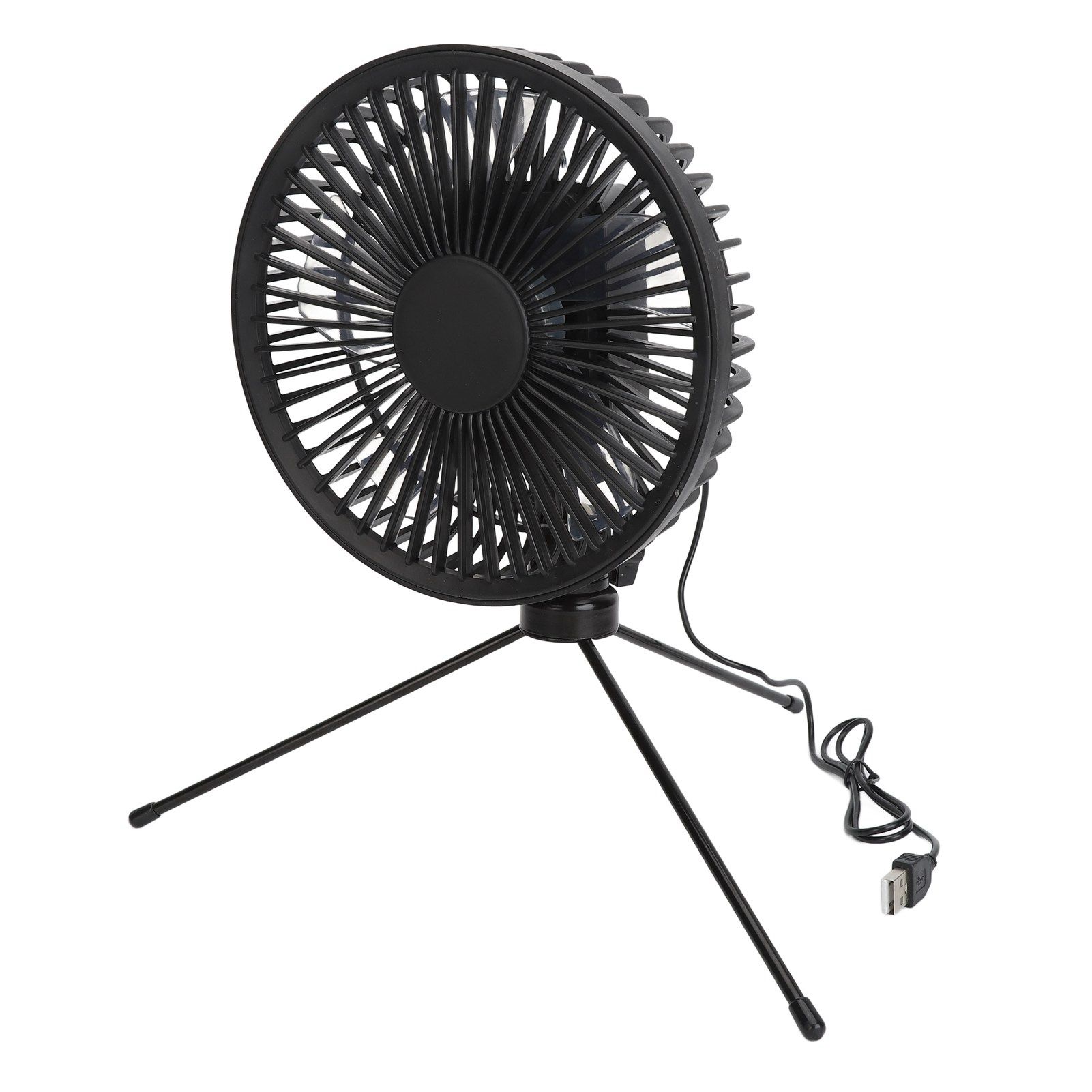 Solar Camping Fan with Tripod IP67 Waterproof Adjustable Portable Camping Fan with 10W Solar Panel for Outdoor Camping - Image 2