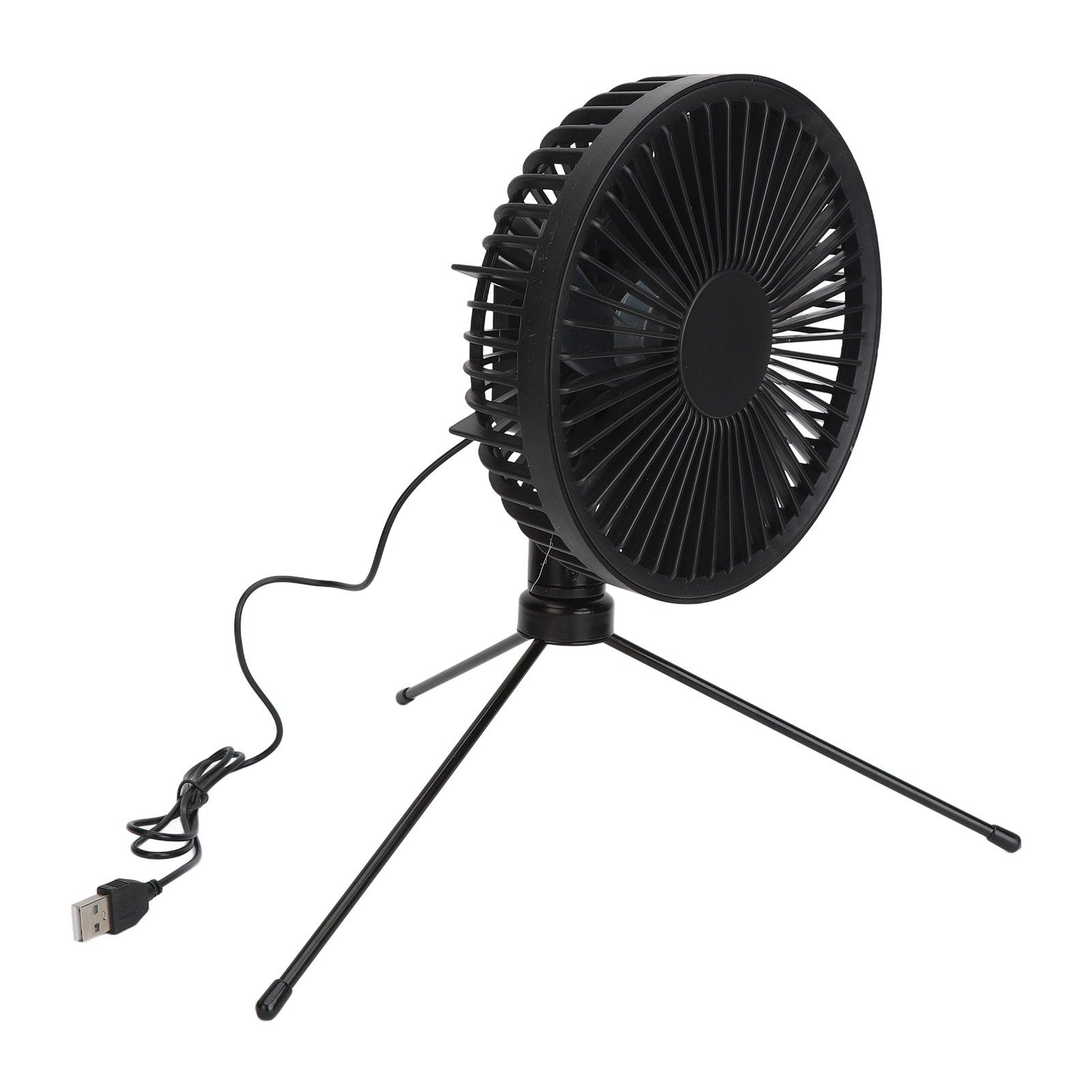 Solar Camping Fan with Tripod IP67 Waterproof Adjustable Portable Camping Fan with 10W Solar Panel for Outdoor Camping - Image 3