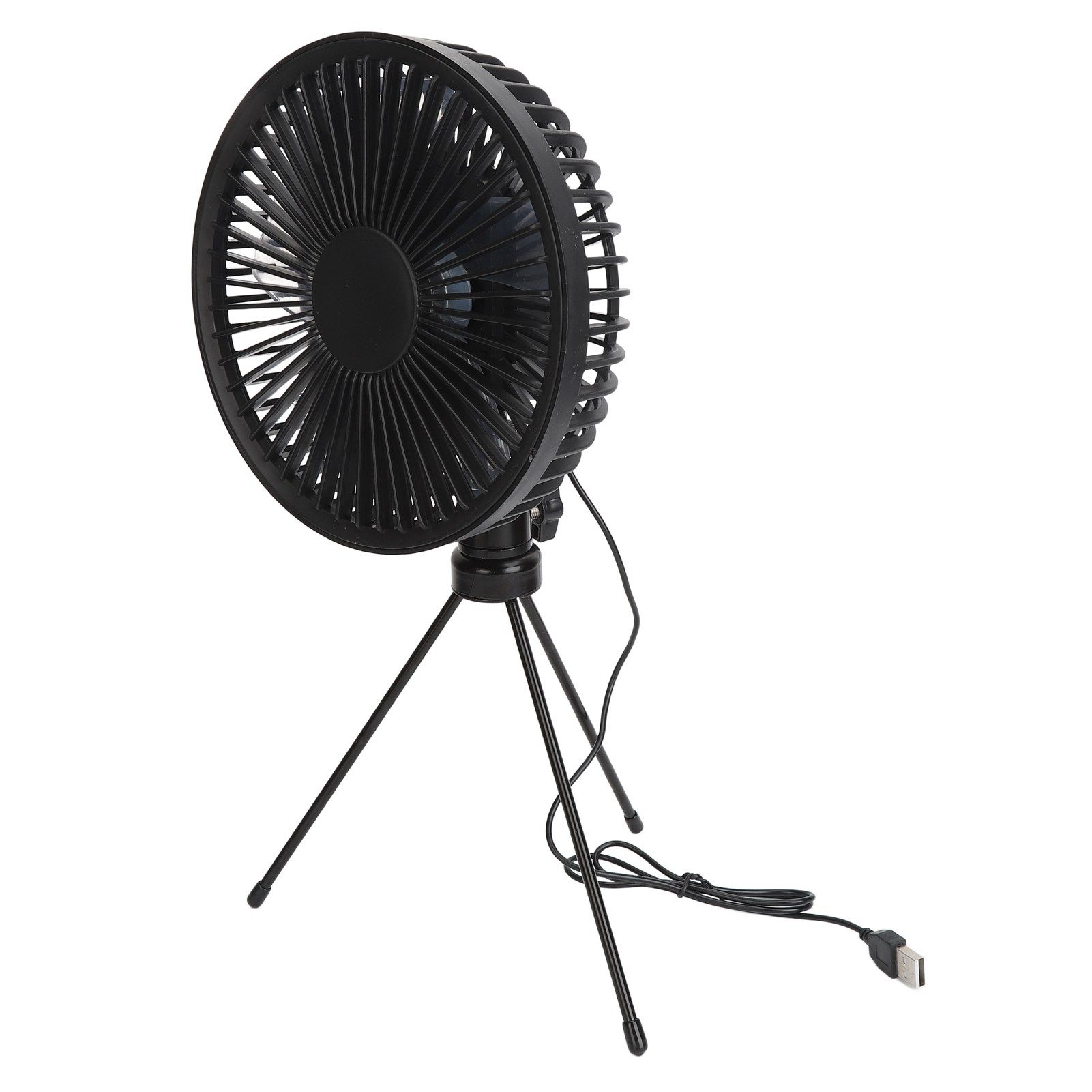 Solar Camping Fan with Tripod IP67 Waterproof Adjustable Portable Camping Fan with 10W Solar Panel for Outdoor Camping - Image 5