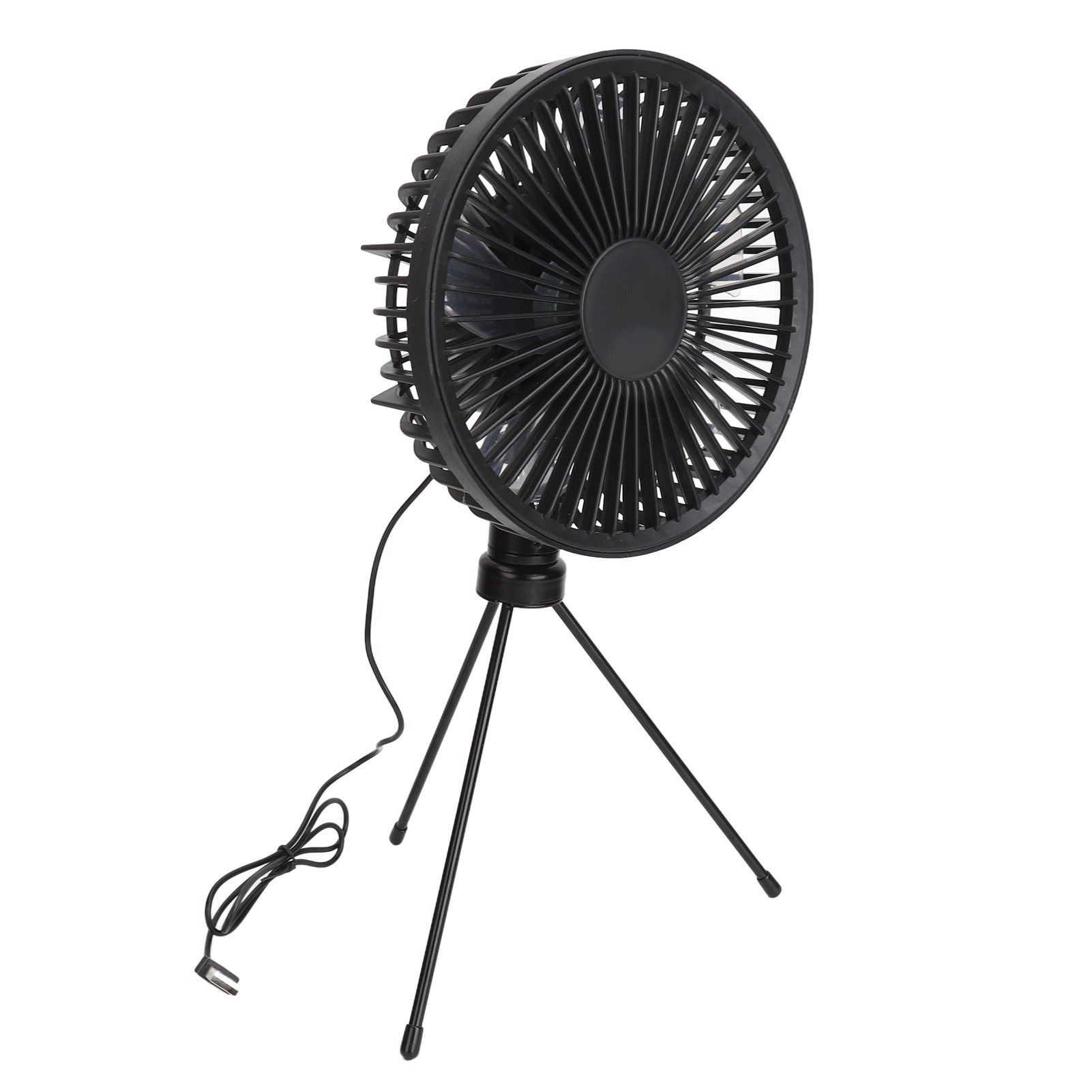 Solar Camping Fan with Tripod IP67 Waterproof Adjustable Portable Camping Fan with 10W Solar Panel for Outdoor Camping - Image 7