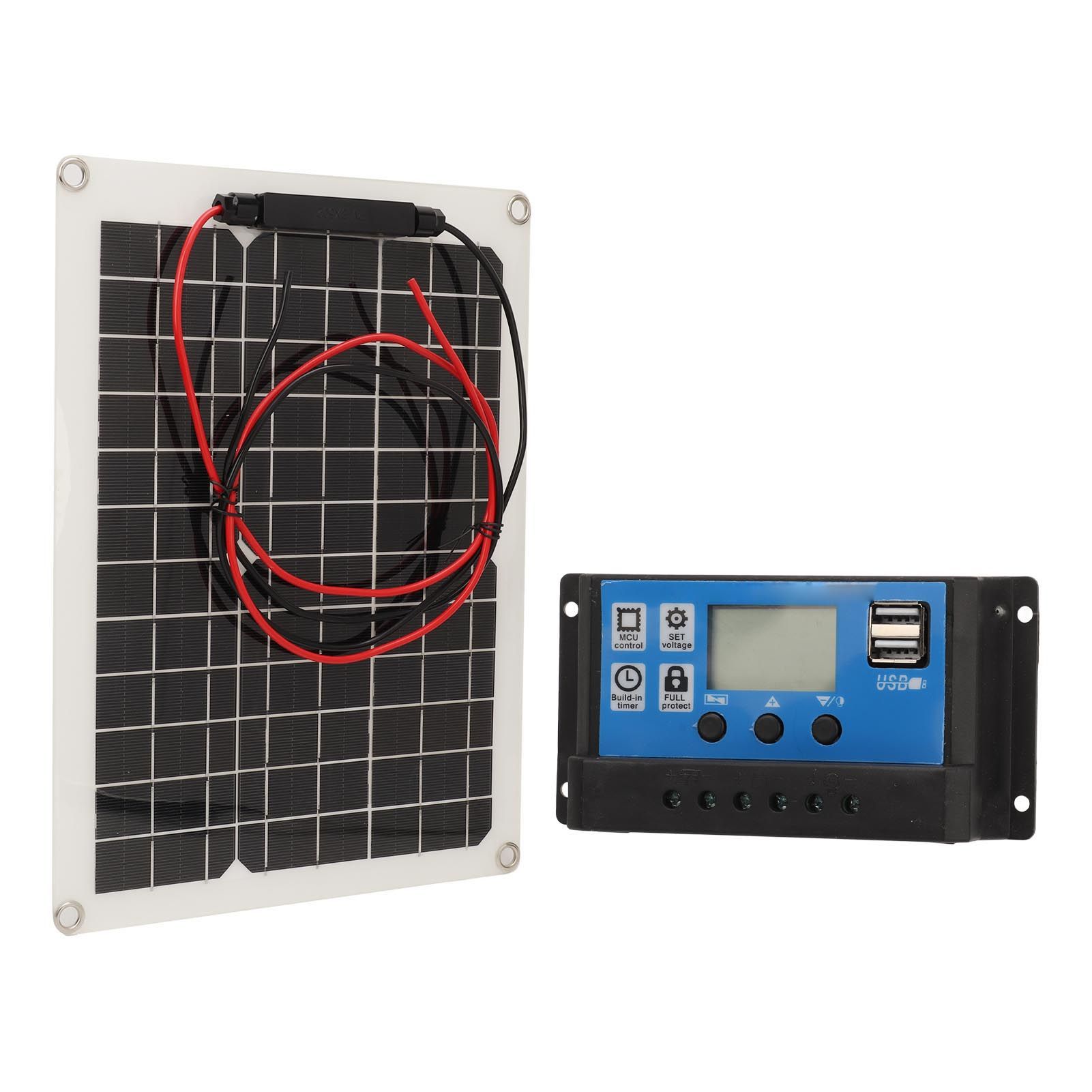 Solar Panel Kit 300W DC 12V 24V 50A IP67 Waterproof High Efficiency Solar Panel And Solar Charger Controller for RV Camper - Image 2