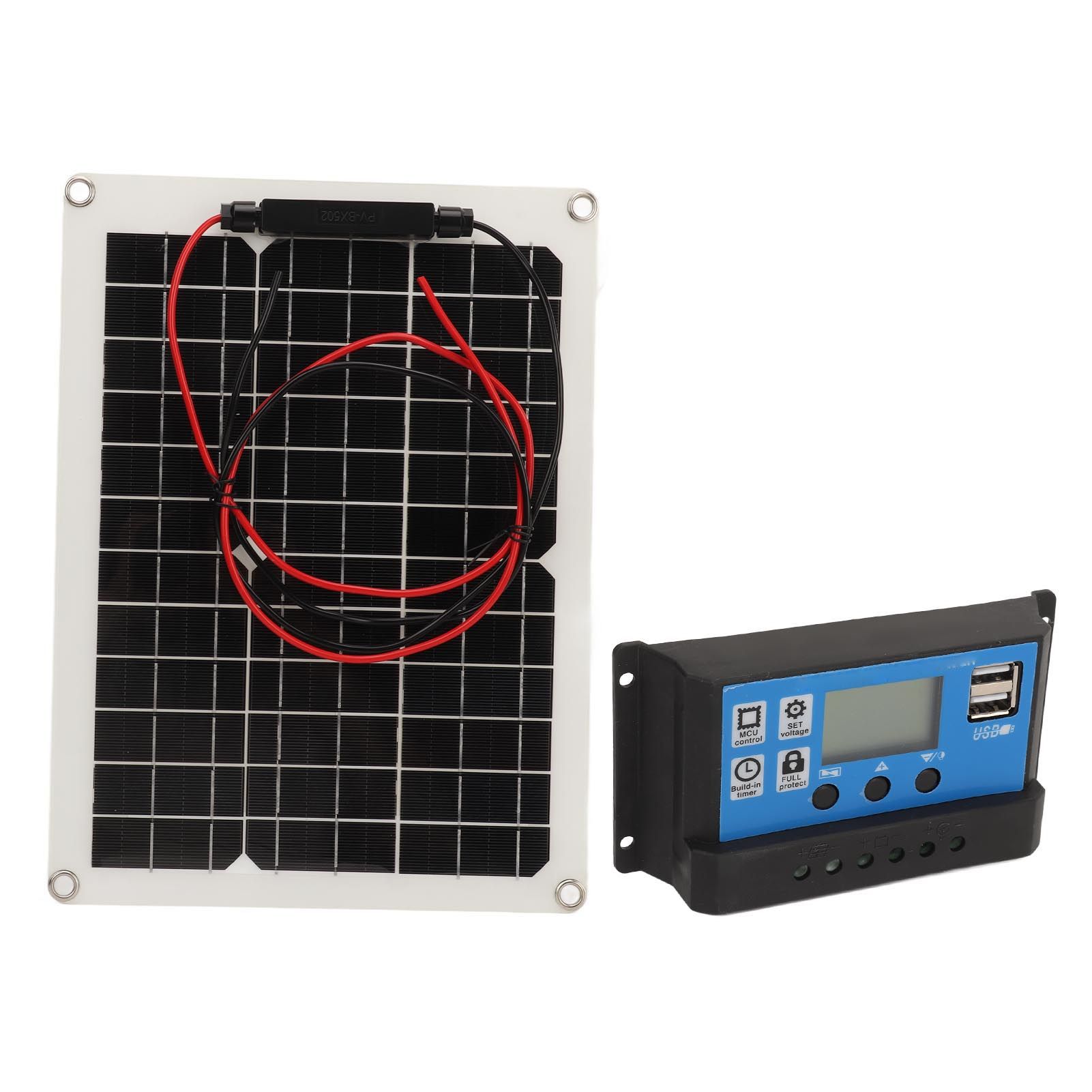 Solar Panel Kit 300W DC 12V 24V 50A IP67 Waterproof High Efficiency Solar Panel And Solar Charger Controller for RV Camper - Image 5