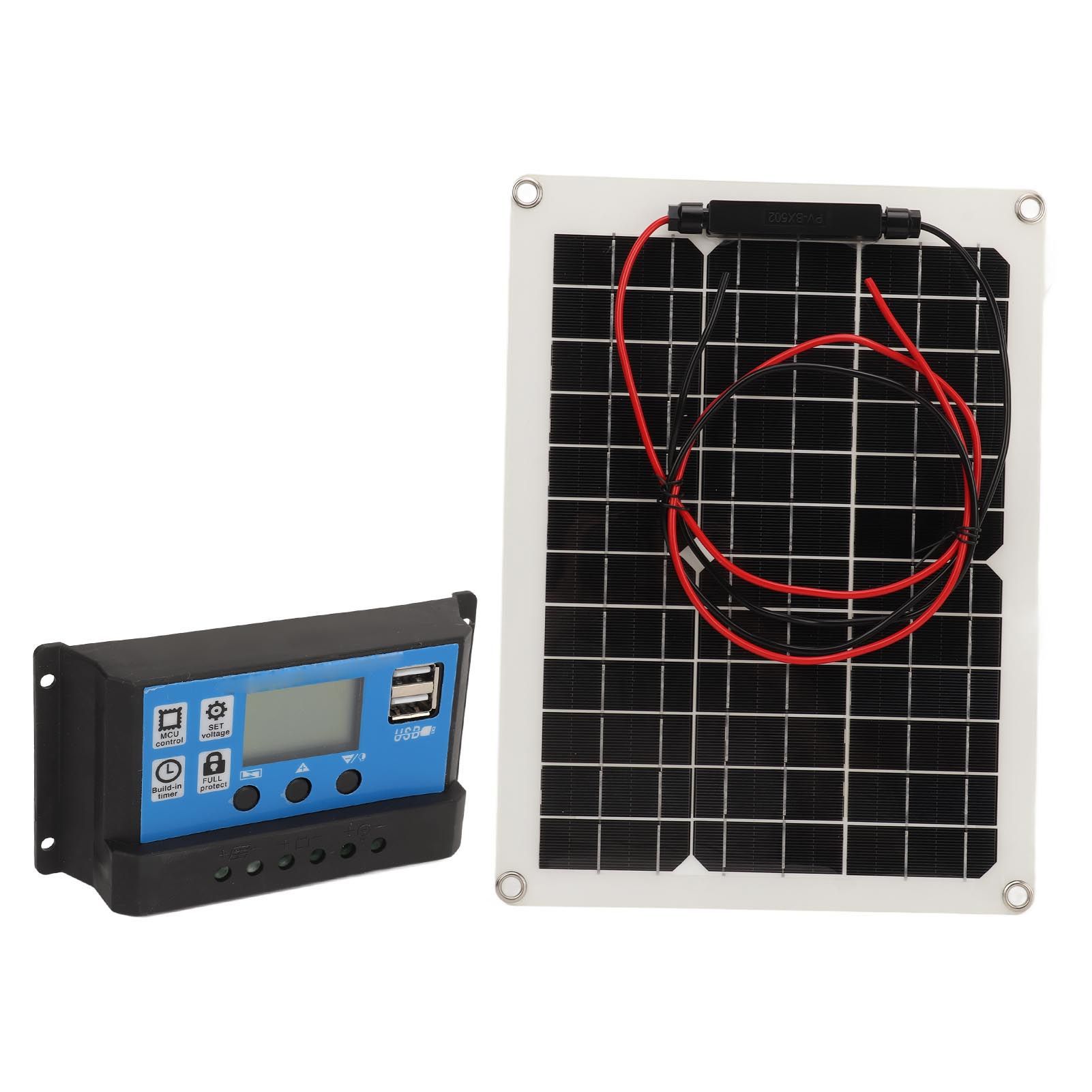 Solar Panel Kit 300W DC 12V 24V 50A IP67 Waterproof High Efficiency Solar Panel And Solar Charger Controller for RV Camper - Image 6