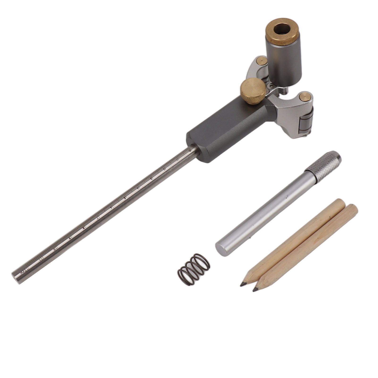 Linear Arc Dual Purpose Scriber Ruler Wood Scribe Tool Multifunctional Woodworking Scribing Drawing Tool - Image 1