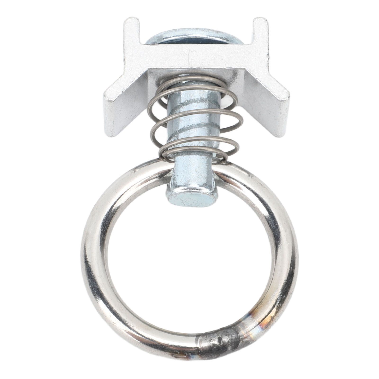 6PCS Single Stud Fitting L Track with Round Ring Stainless Steel Aluminum Cargo Control Stud Tie Down Fitting for Airline Track Logistic Installation - Image 7
