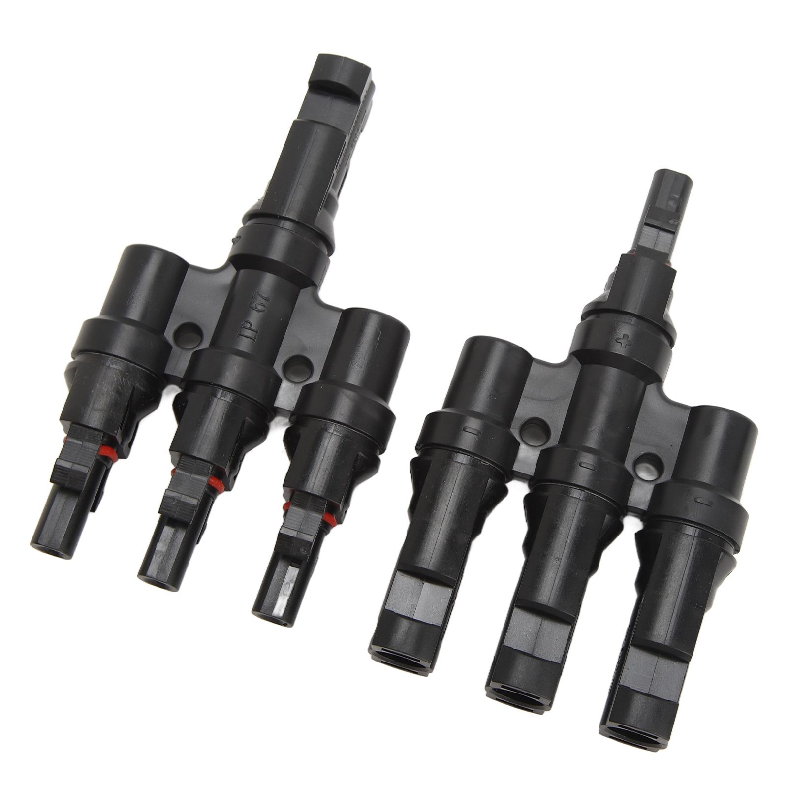 PV Solar Branch Connectors 1 to 3 Waterproof High Current Carrying Capacity Solar Panel T Branch Connector for Parallel Connection - Image 3