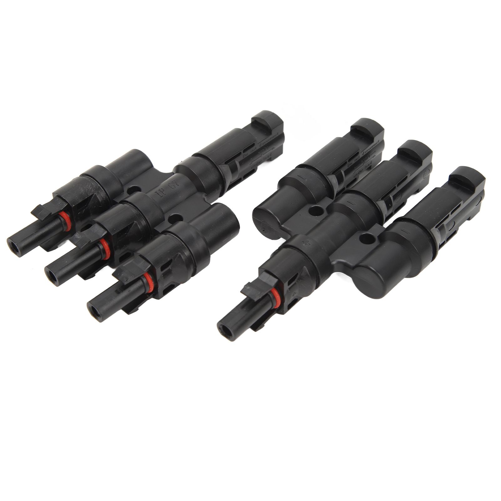 PV Solar Branch Connectors 1 to 3 Waterproof High Current Carrying Capacity Solar Panel T Branch Connector for Parallel Connection - Image 6