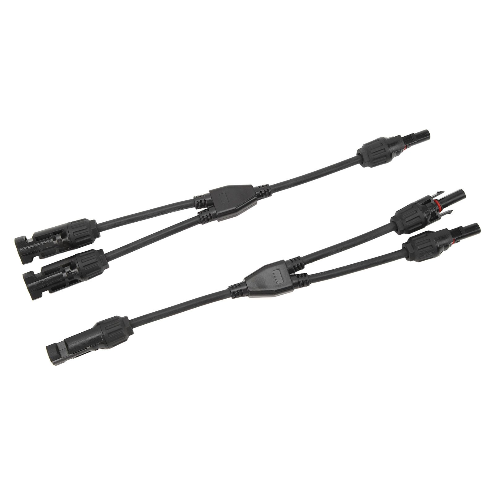 1 Pair Solar Panel Y Branch Parallel Cable 2 to 1 Solar Connectors Y Branch Parallel Adapter Cable Wire Plug Tool Kit MFF FMM 30CM 0.98FT - Image 3