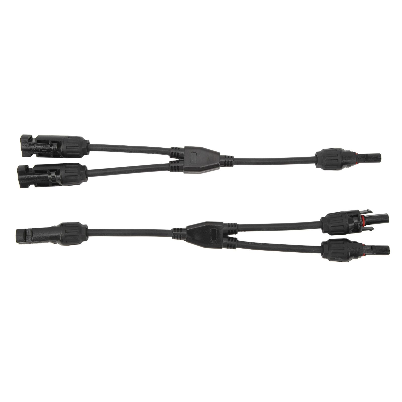 1 Pair Solar Panel Y Branch Parallel Cable 2 to 1 Solar Connectors Y Branch Parallel Adapter Cable Wire Plug Tool Kit MFF FMM 30CM 0.98FT - Image 4