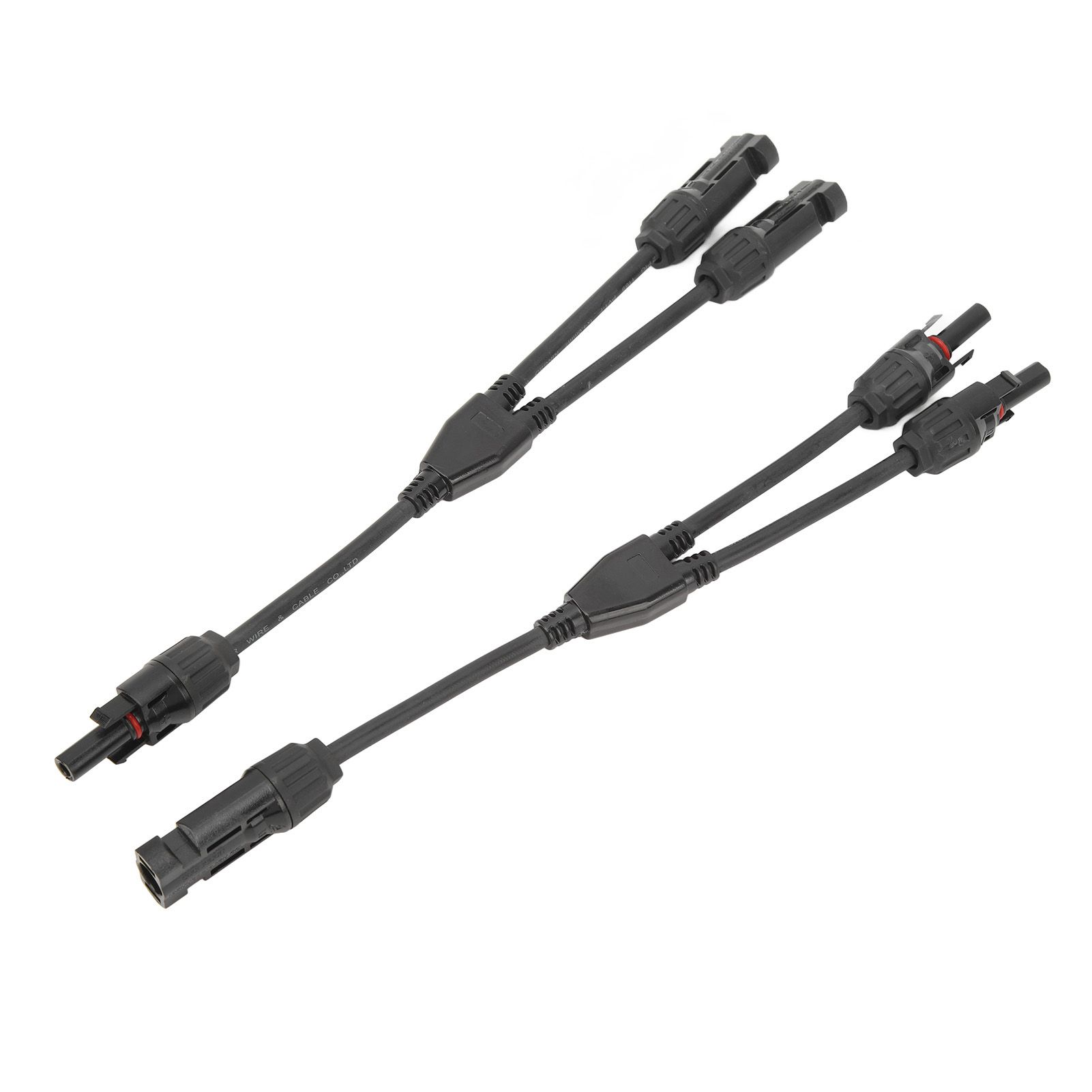 1 Pair Solar Panel Y Branch Parallel Cable 2 to 1 Solar Connectors Y Branch Parallel Adapter Cable Wire Plug Tool Kit MFF FMM 30CM 0.98FT - Image 5
