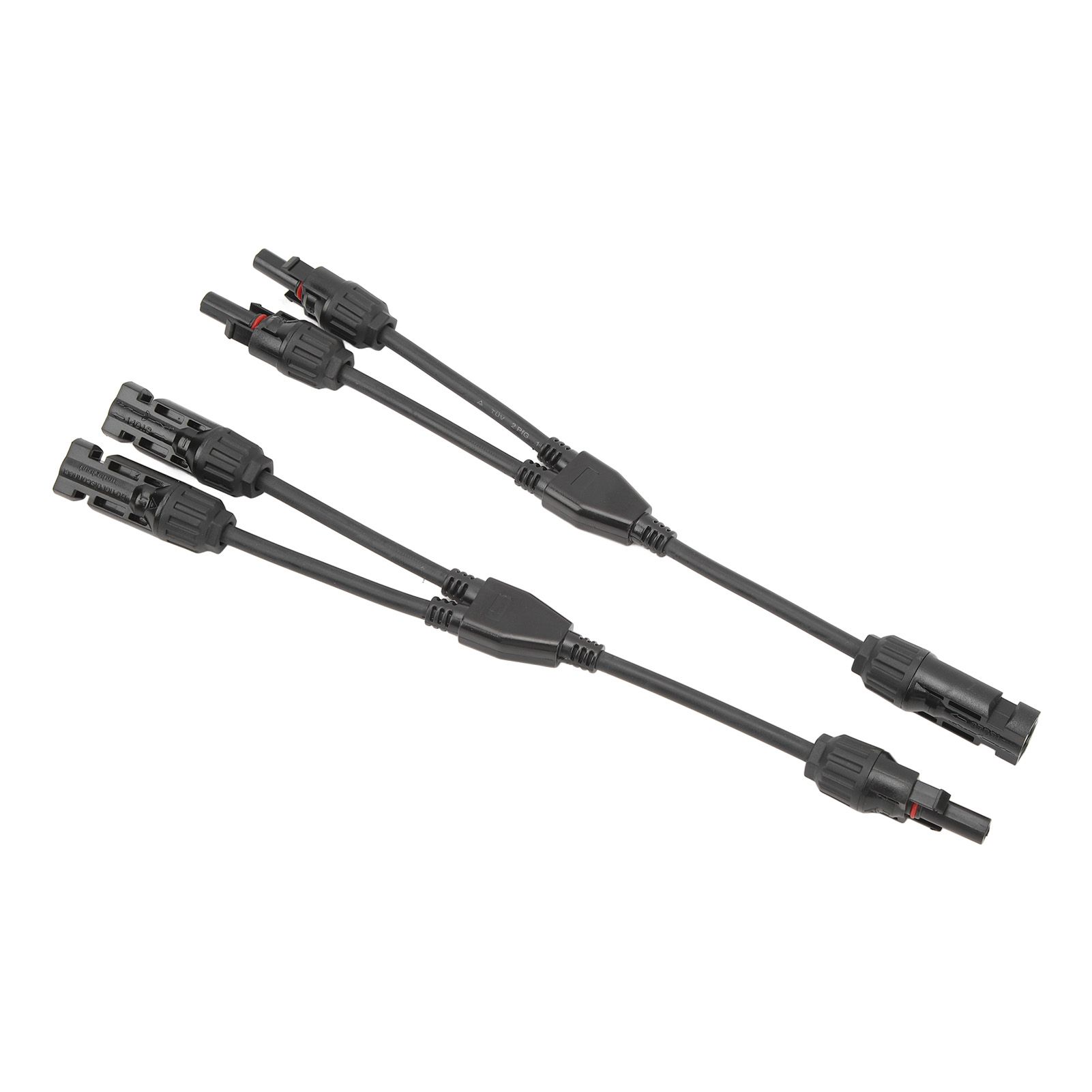 1 Pair Solar Panel Y Branch Parallel Cable 2 to 1 Solar Connectors Y Branch Parallel Adapter Cable Wire Plug Tool Kit MFF FMM 30CM 0.98FT - Image 6