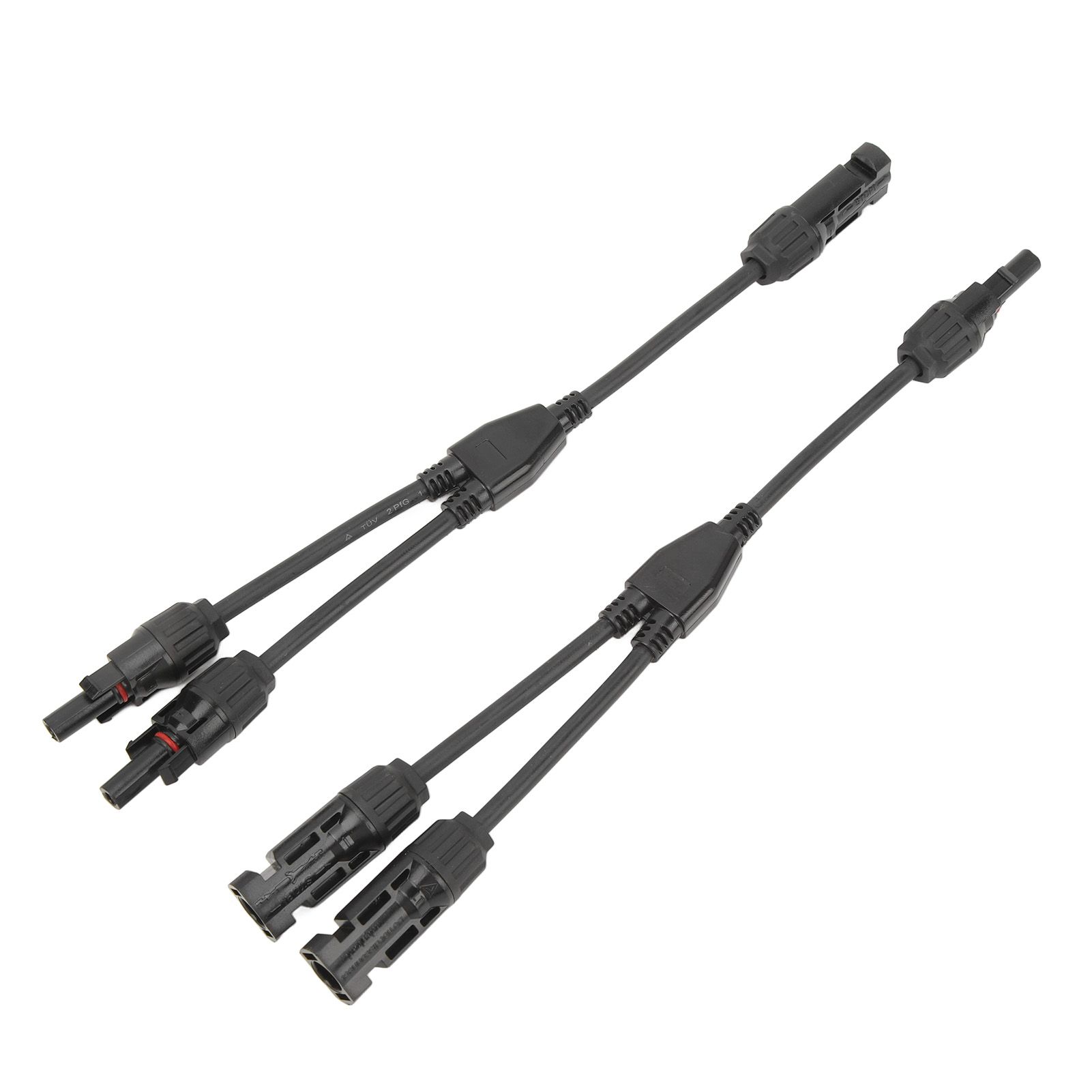 1 Pair Solar Panel Y Branch Parallel Cable 2 to 1 Solar Connectors Y Branch Parallel Adapter Cable Wire Plug Tool Kit MFF FMM 30CM 0.98FT - Image 7