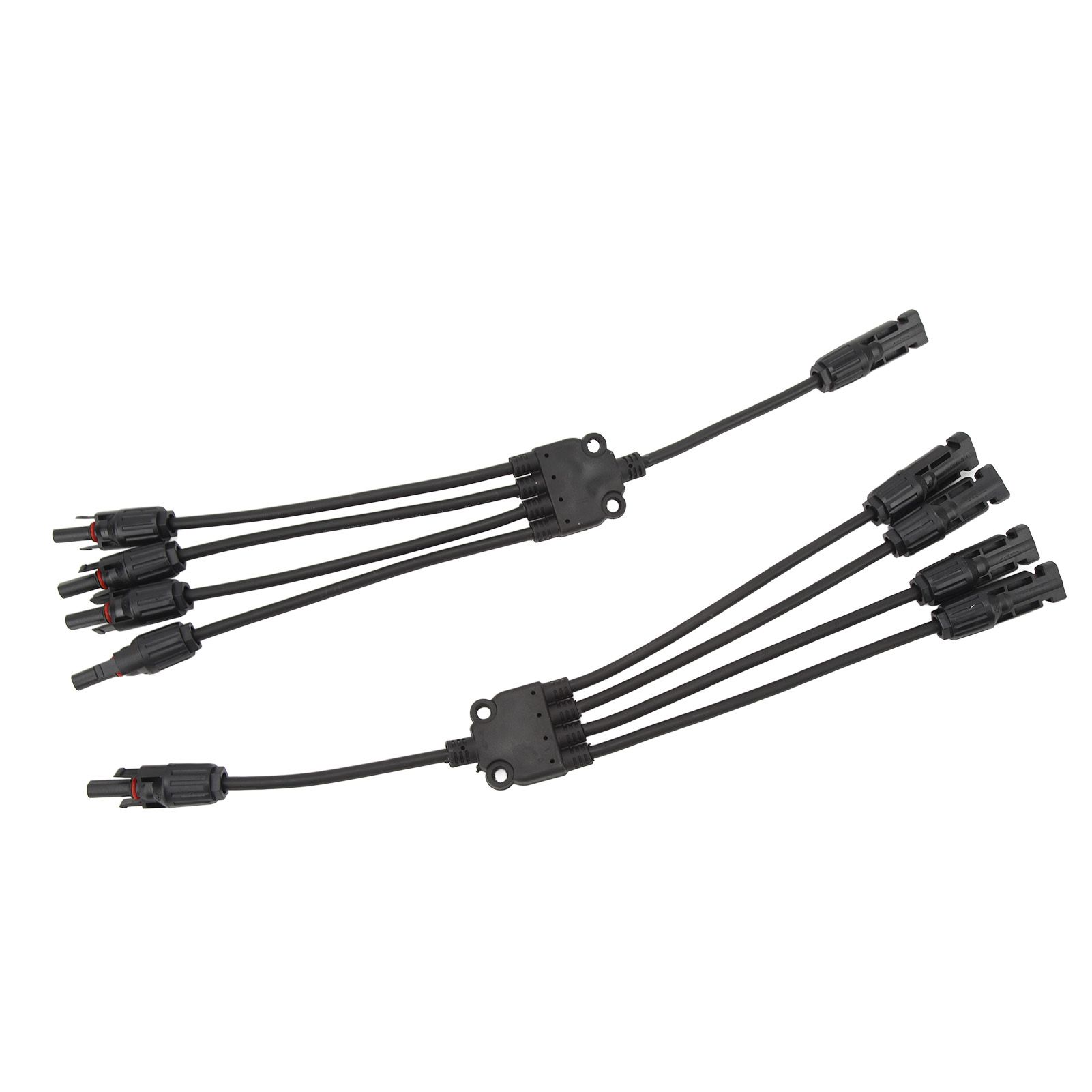Solar Connectors 1 to 4 Y Branch Parallel Adapter Cable Wire Plug Tool Kit for Solar Panel - Image 2